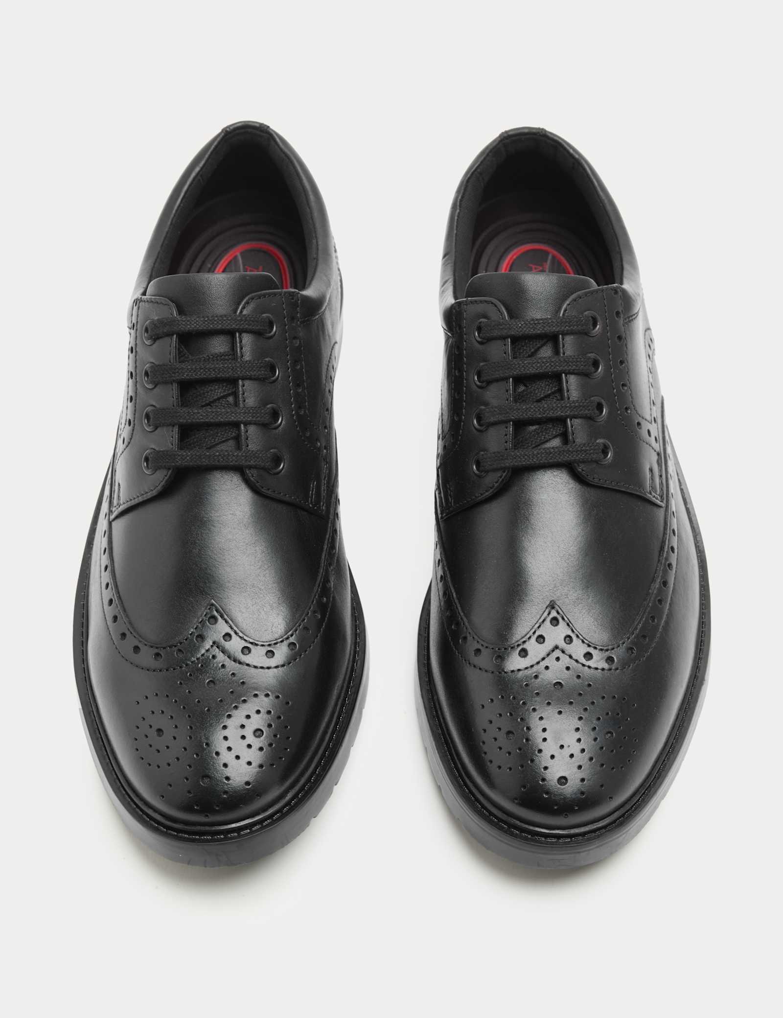 Wide Fit Airflex  Leather Brogues - image 2