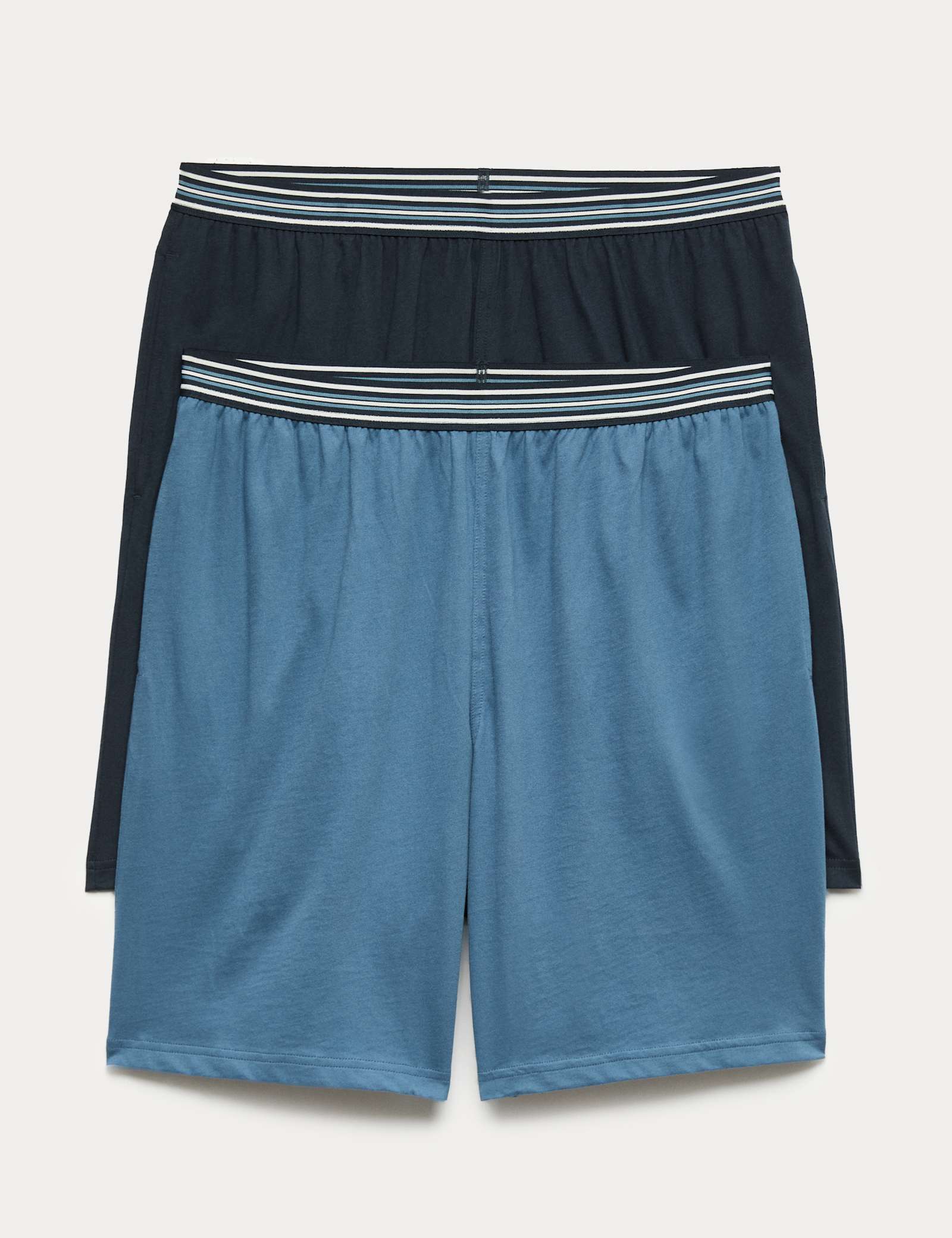 2-Pack Pure Cotton Jersey Pyjama Shorts - image 1