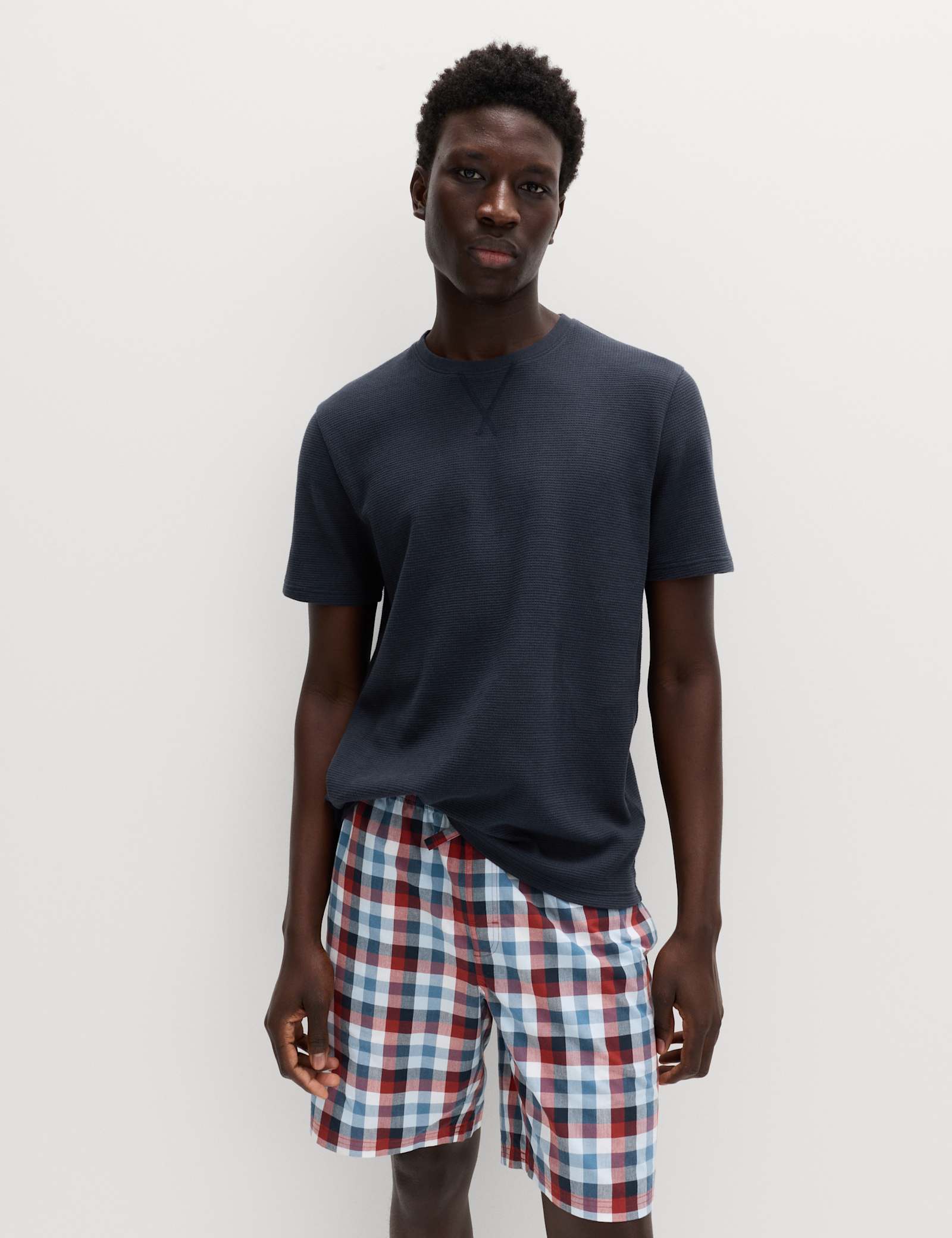 Pure Cotton Checked Pyjamas Set - image 2