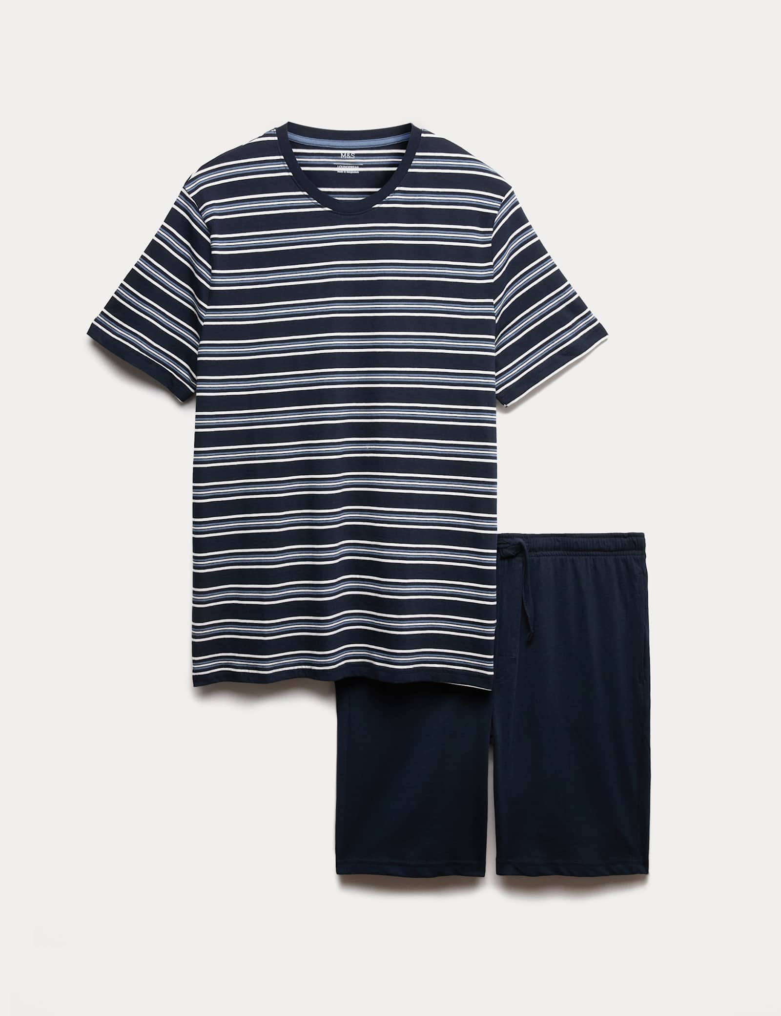 Pure Cotton Striped Pyjama Set - image 1