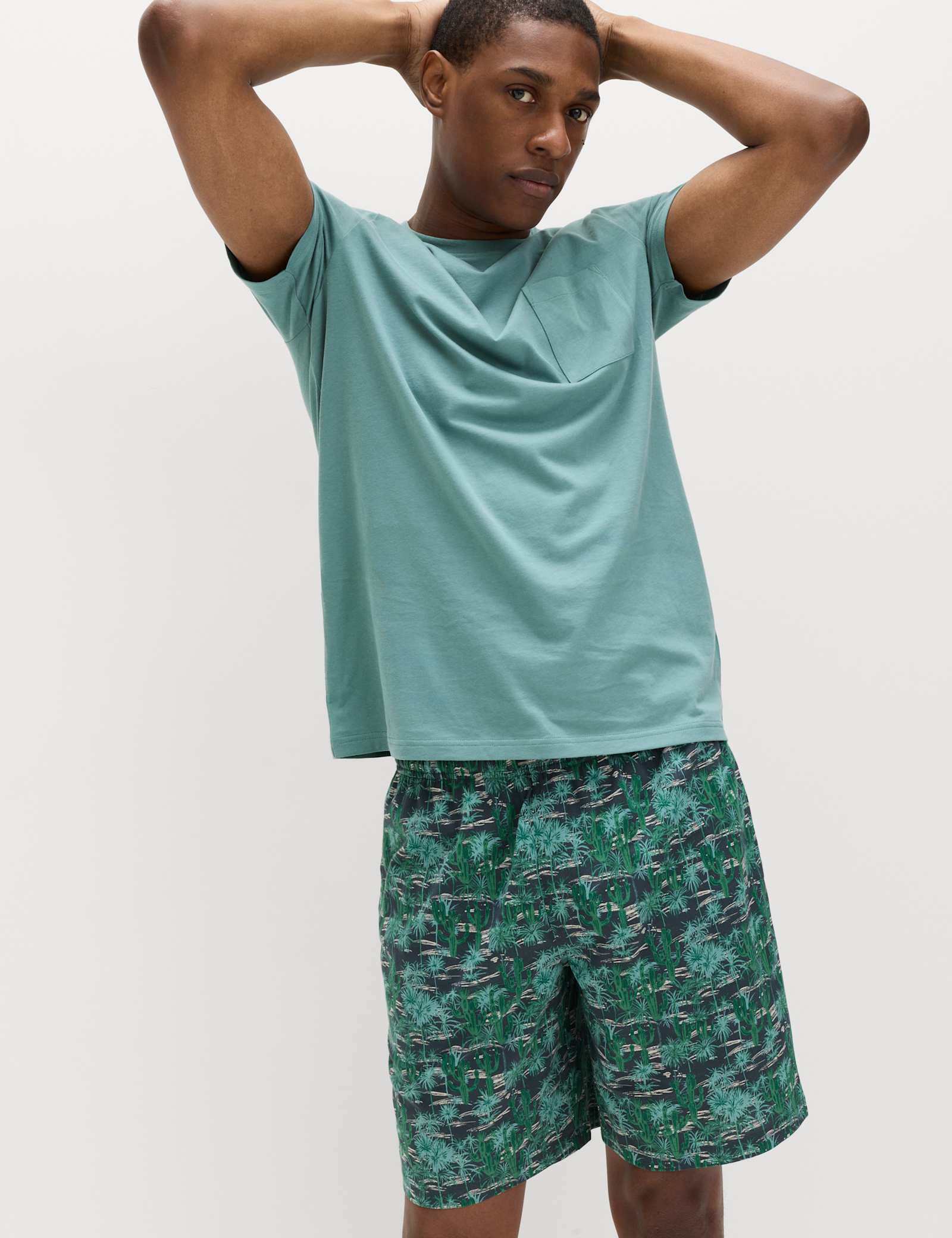 Pure Cotton Cactus Print Pyjama Set - image 2