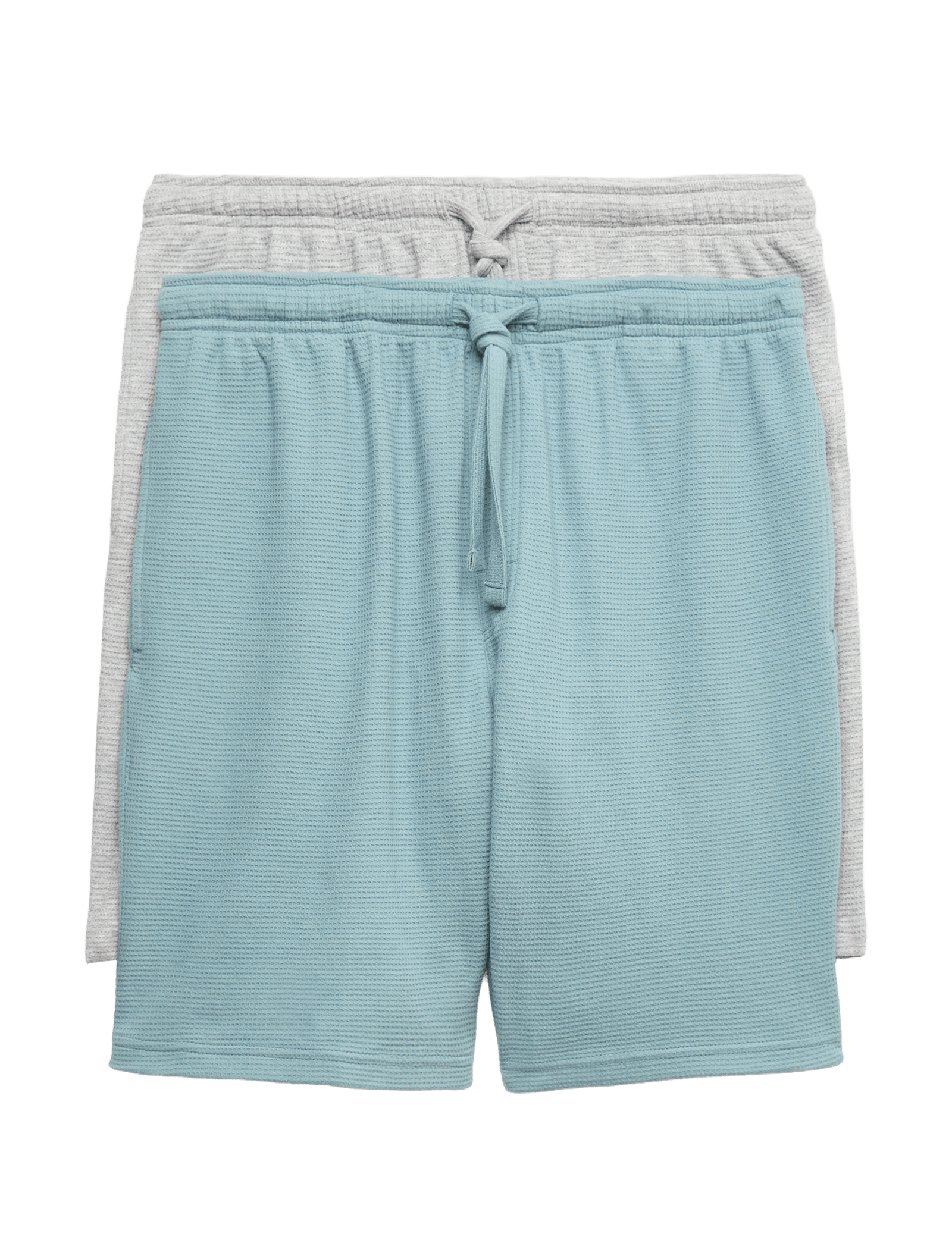 2 Pack Cotton Rich Waffle Pyjama Shorts - image 2