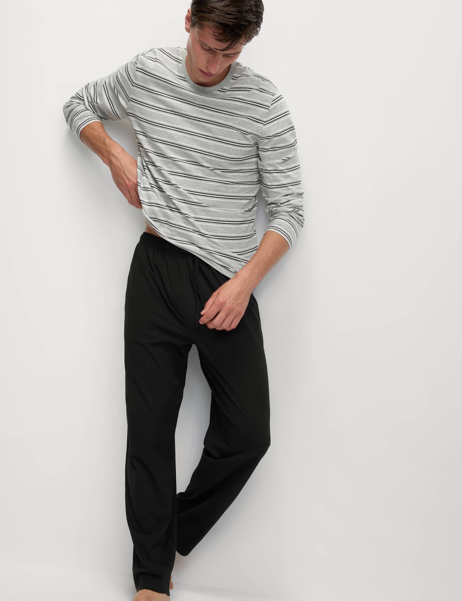 Pure Cotton Striped Pyjama Set - image 2