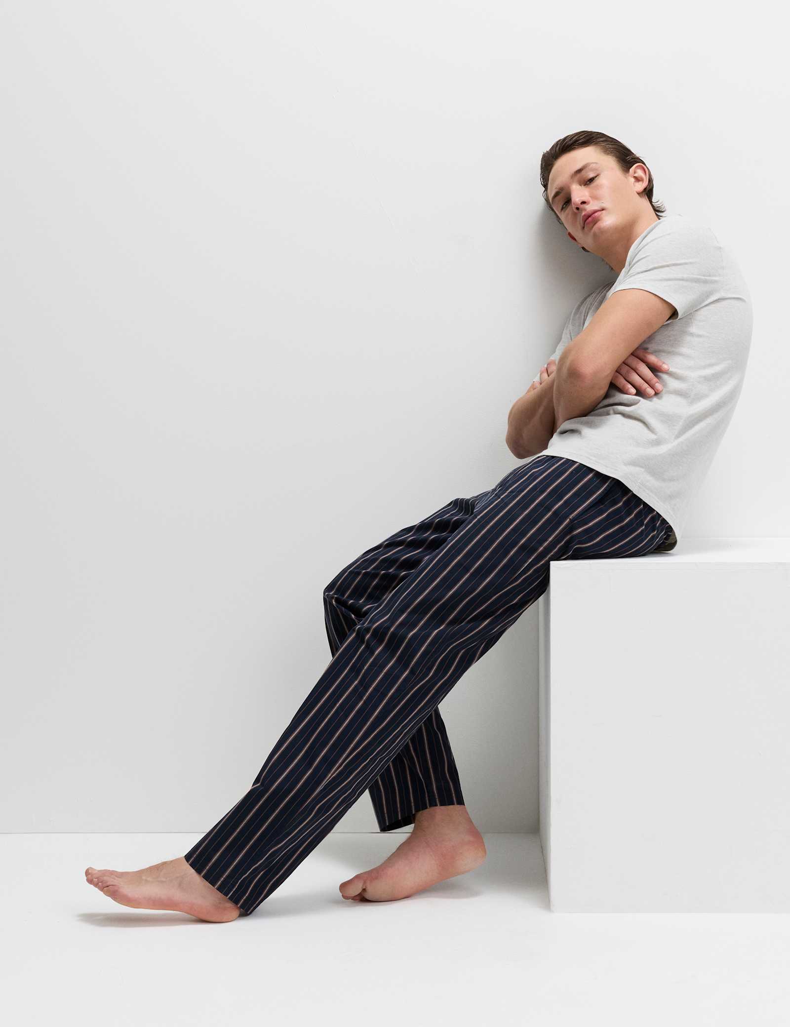 Pure Cotton Striped Pyjama Set - image 5