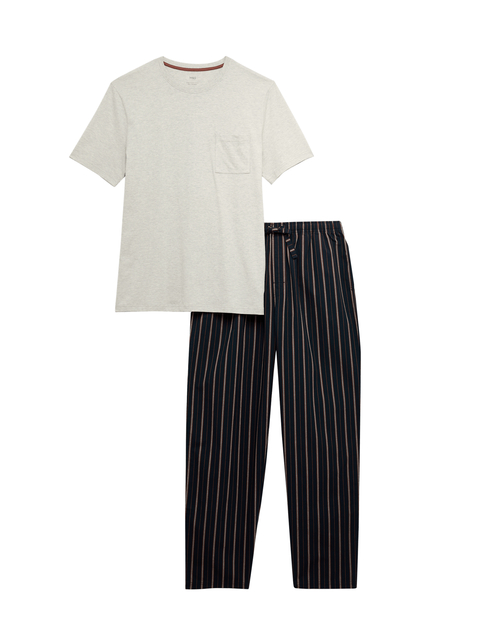 Pure Cotton Striped Pyjama Set - image 3