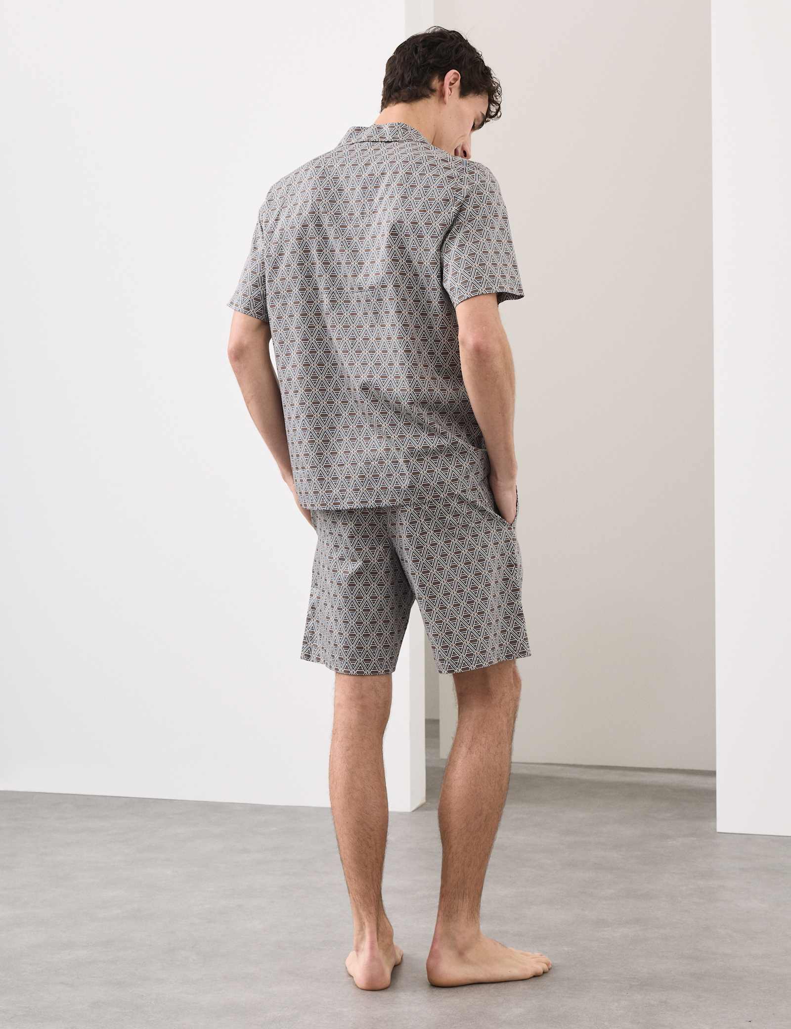 Cotton Rich Printed Pyjama Top - image 4