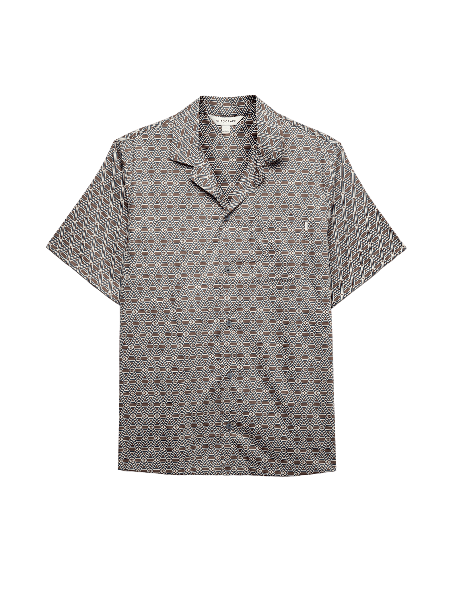 Cotton Rich Printed Pyjama Top - image 3