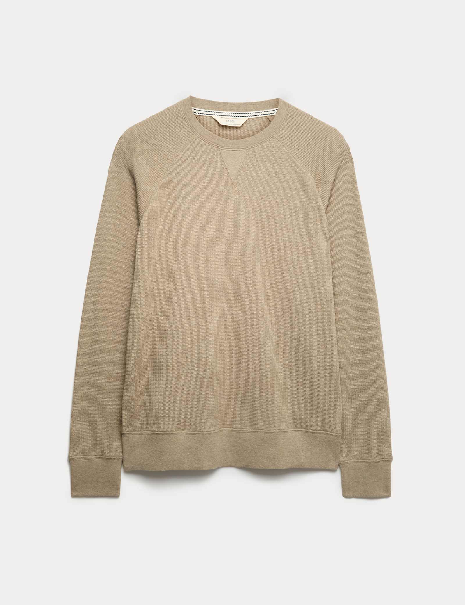 Pure Cotton Waffle Loungewear Sweatshirt - image 2