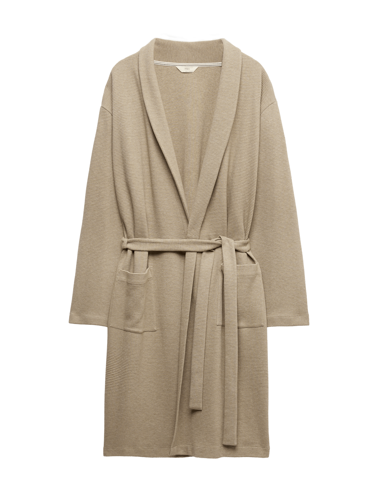 Pure Cotton Waffle Lightweight Dressing Gown - image 5