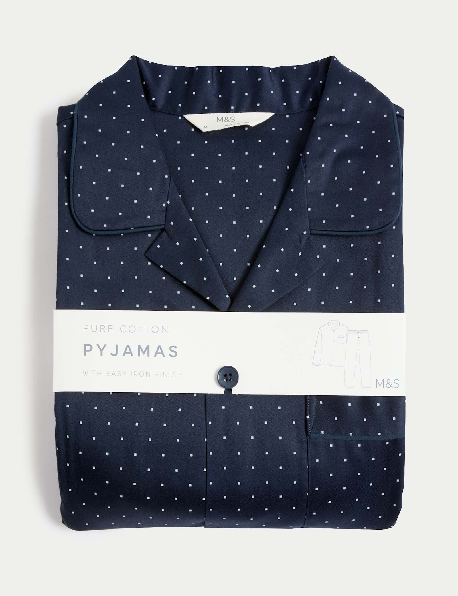 Pure Cotton Polka Dot Pyjama Set - image 4