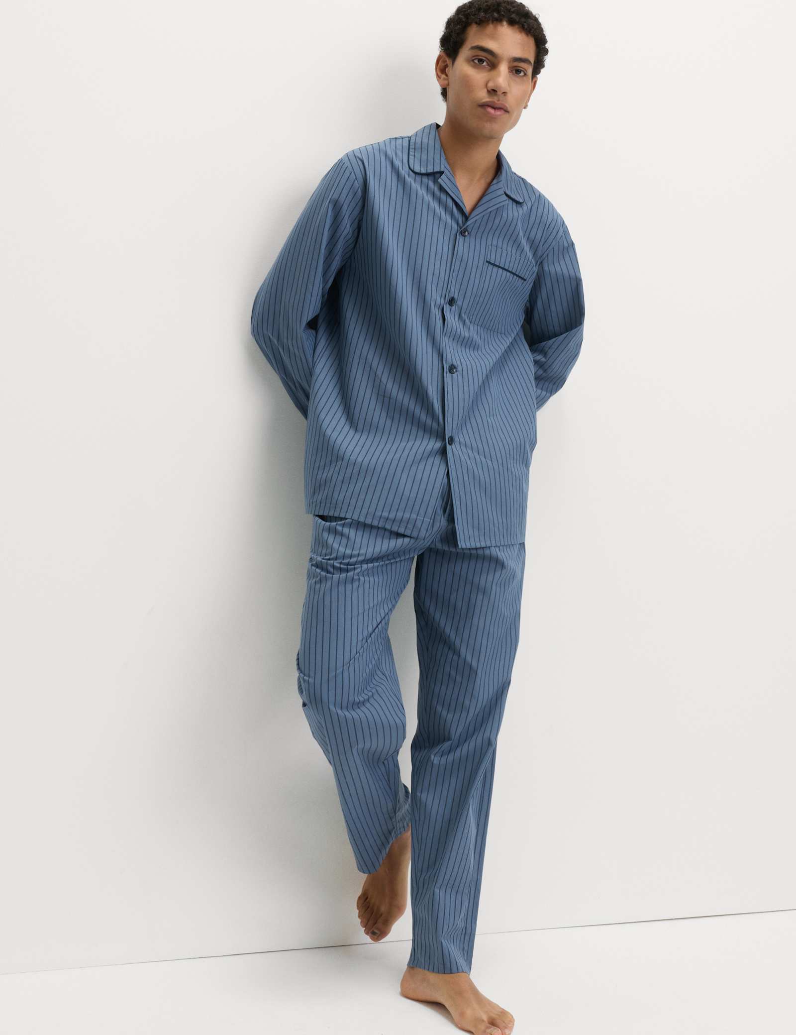 Pure Cotton Striped Pyjama Set - image 2