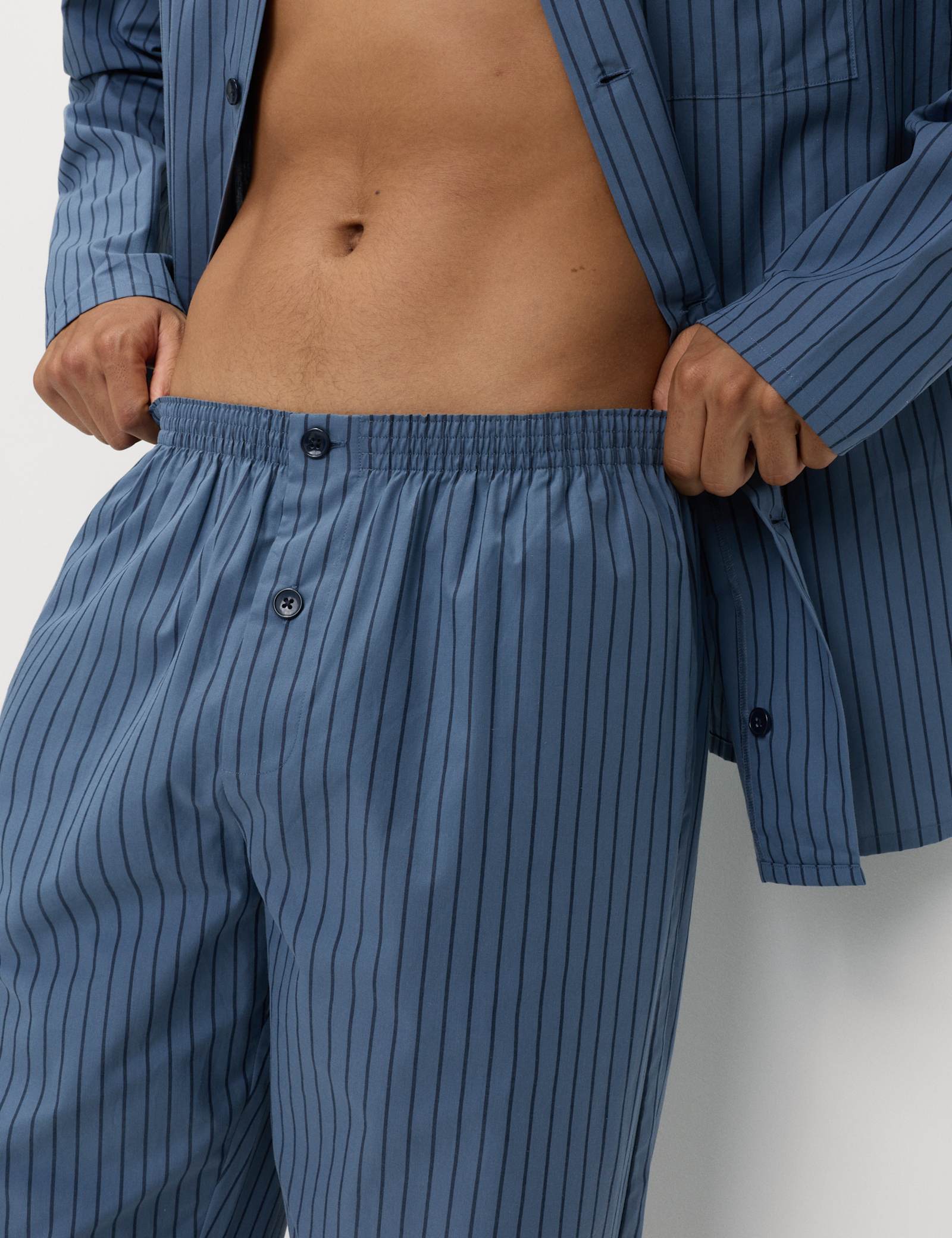 Pure Cotton Striped Pyjama Set - image 5