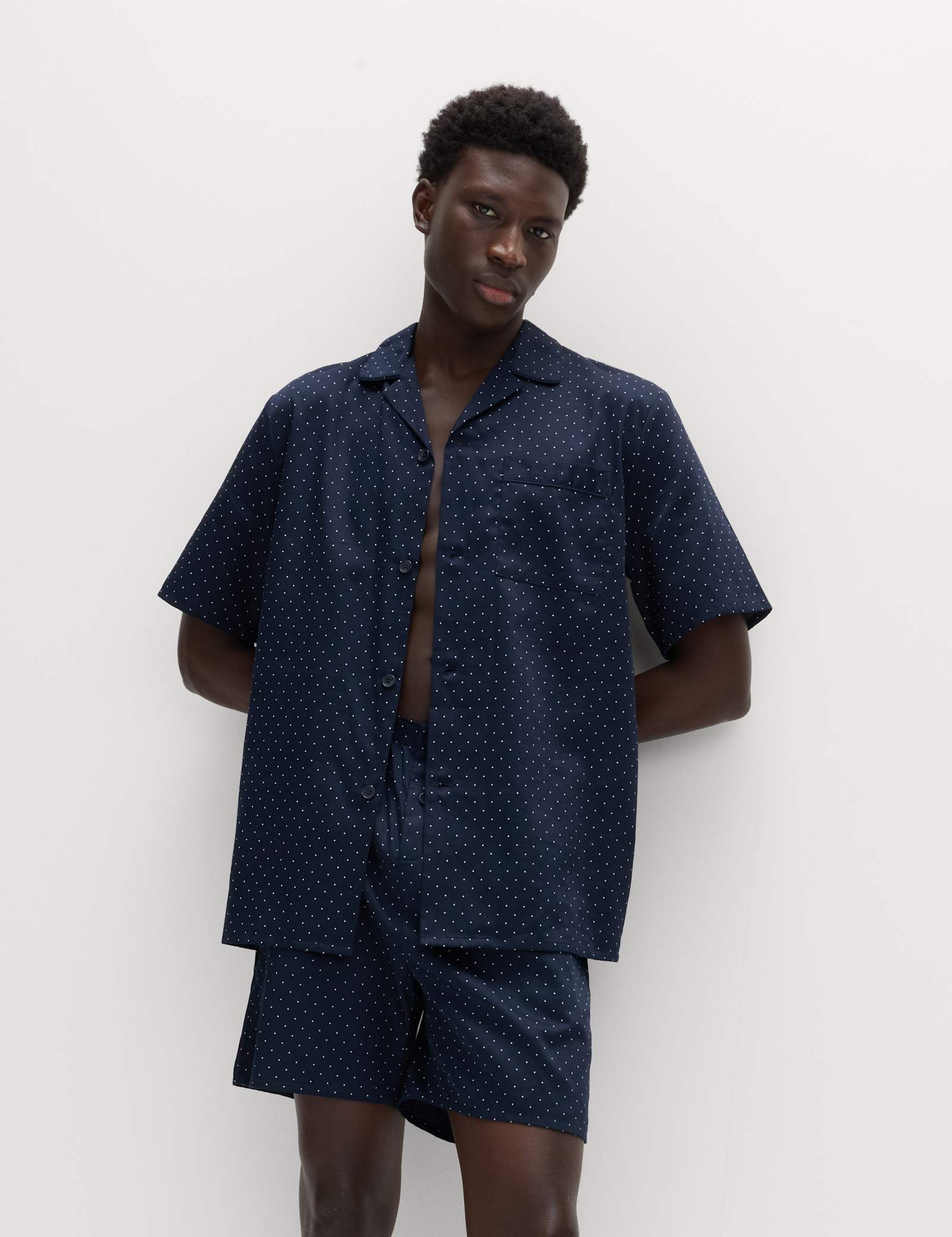 Pure Cotton Polka Dot Pyjama Set - image 4
