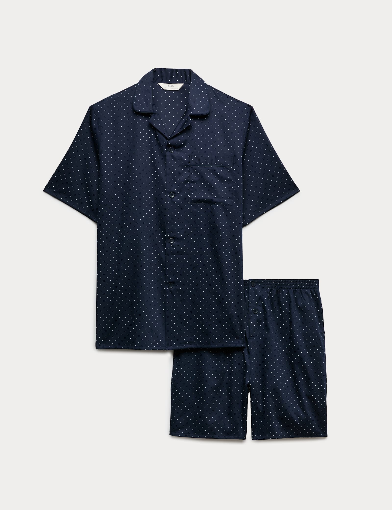 Pure Cotton Polka Dot Pyjama Set - image 1