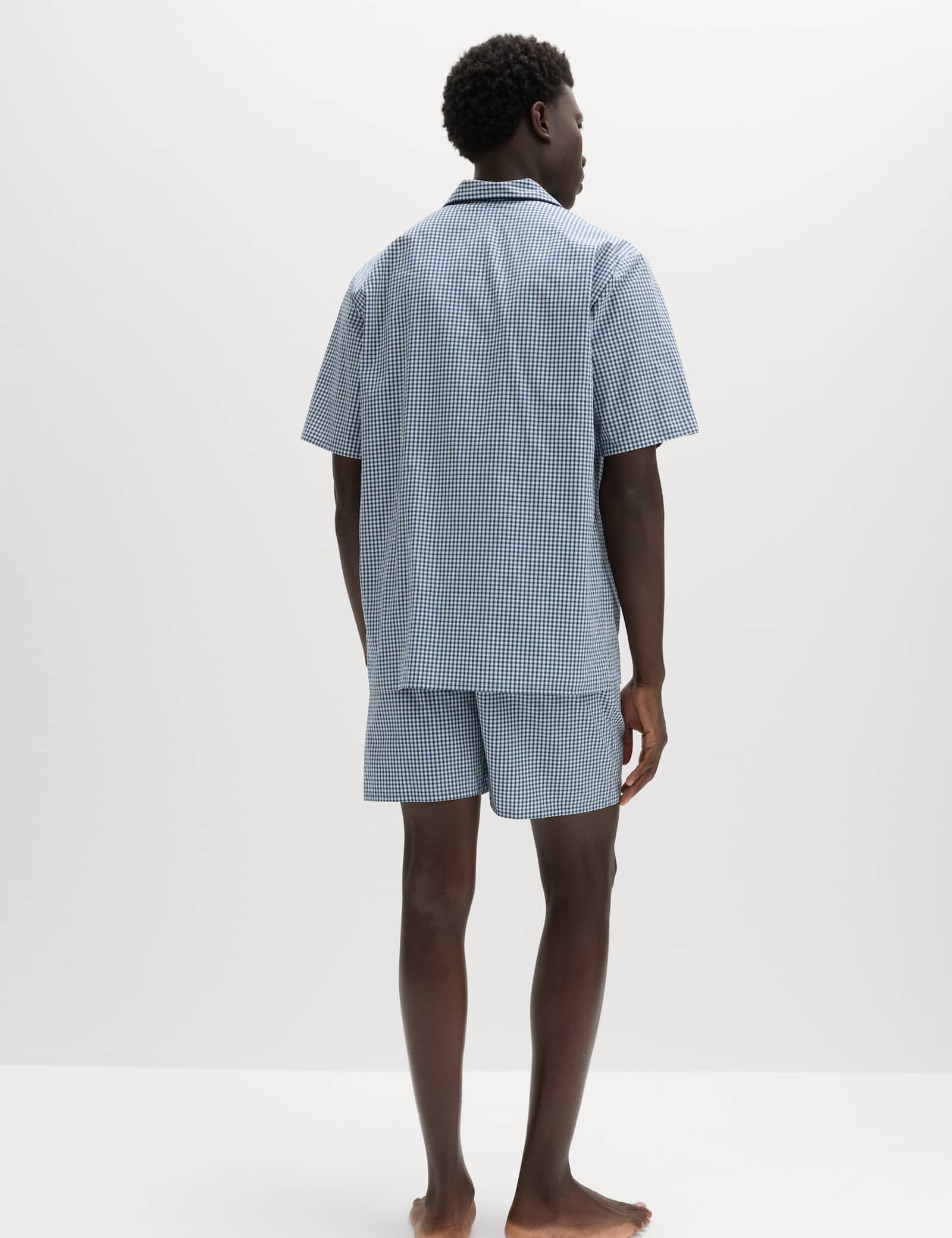 Pure Cotton Gingham Pyjama Set - image 4