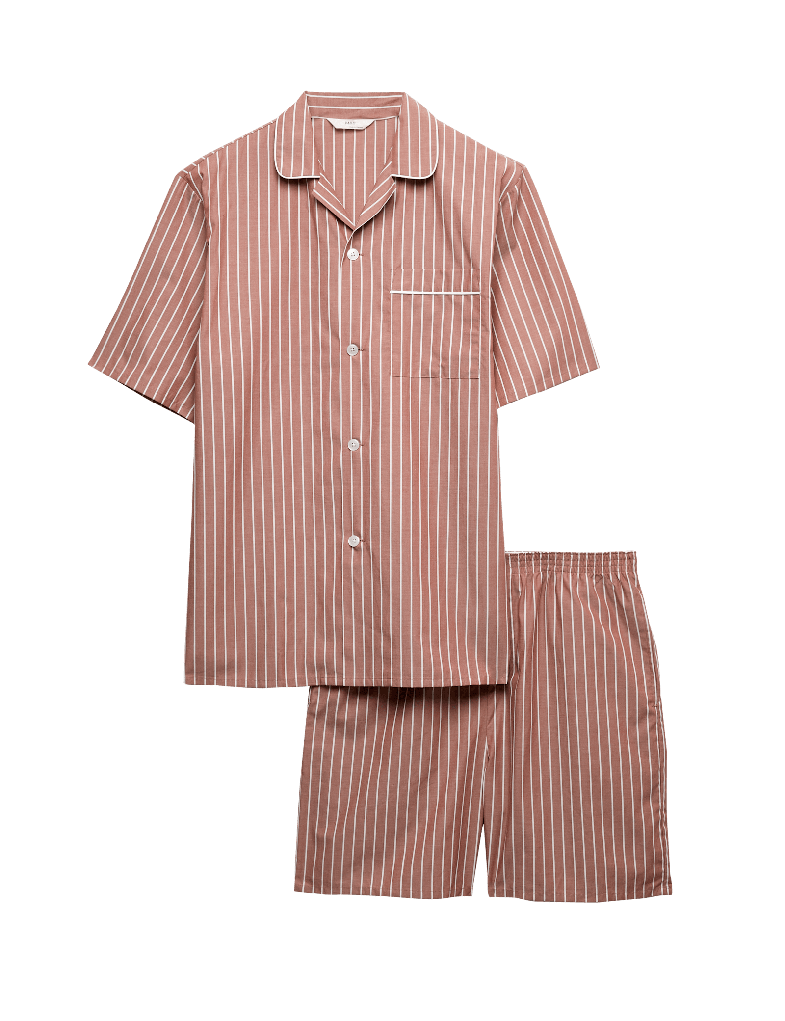 Pure Cotton Striped Pyjama Set - image 3