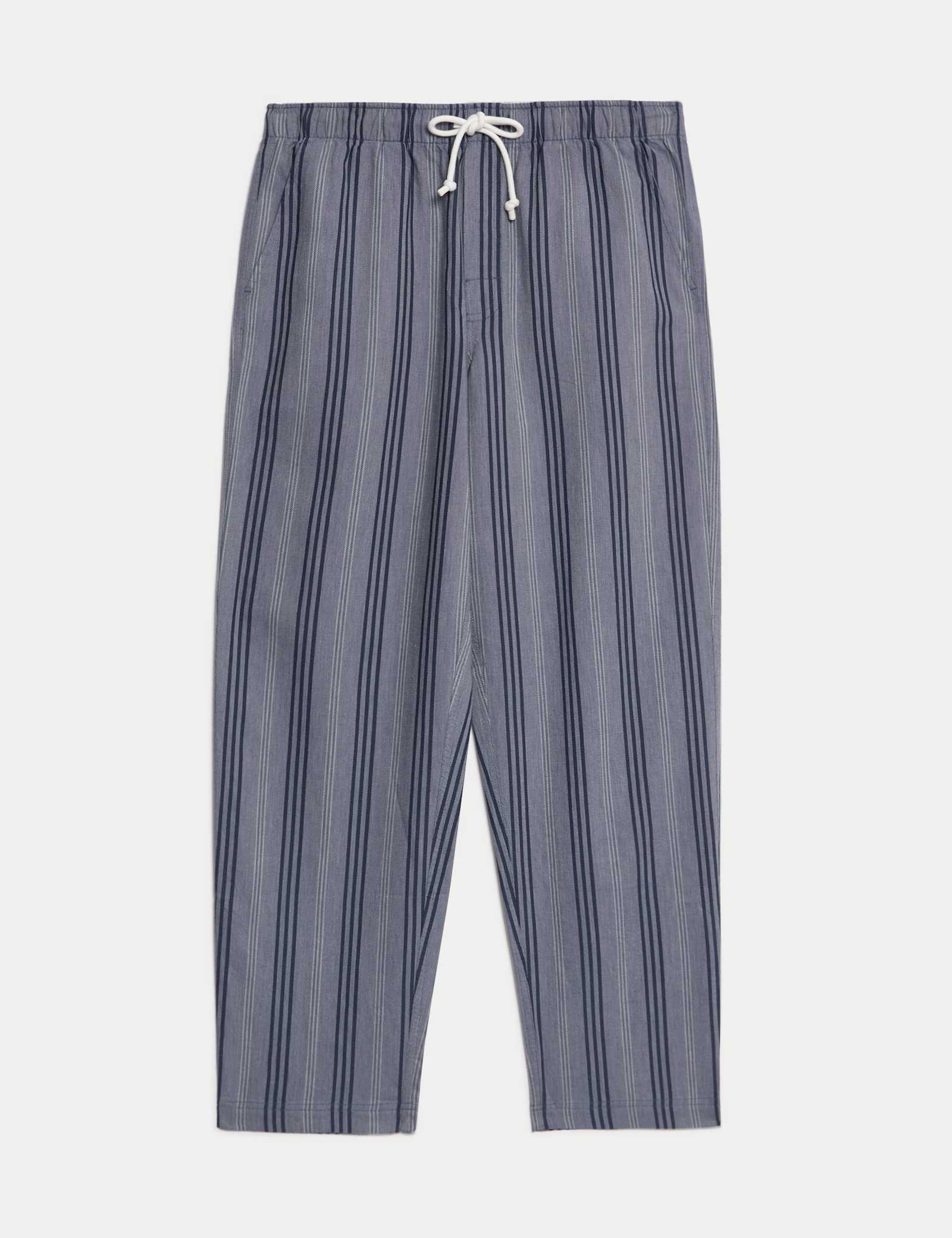 Pure Cotton Striped Loungewear Bottoms - image 1