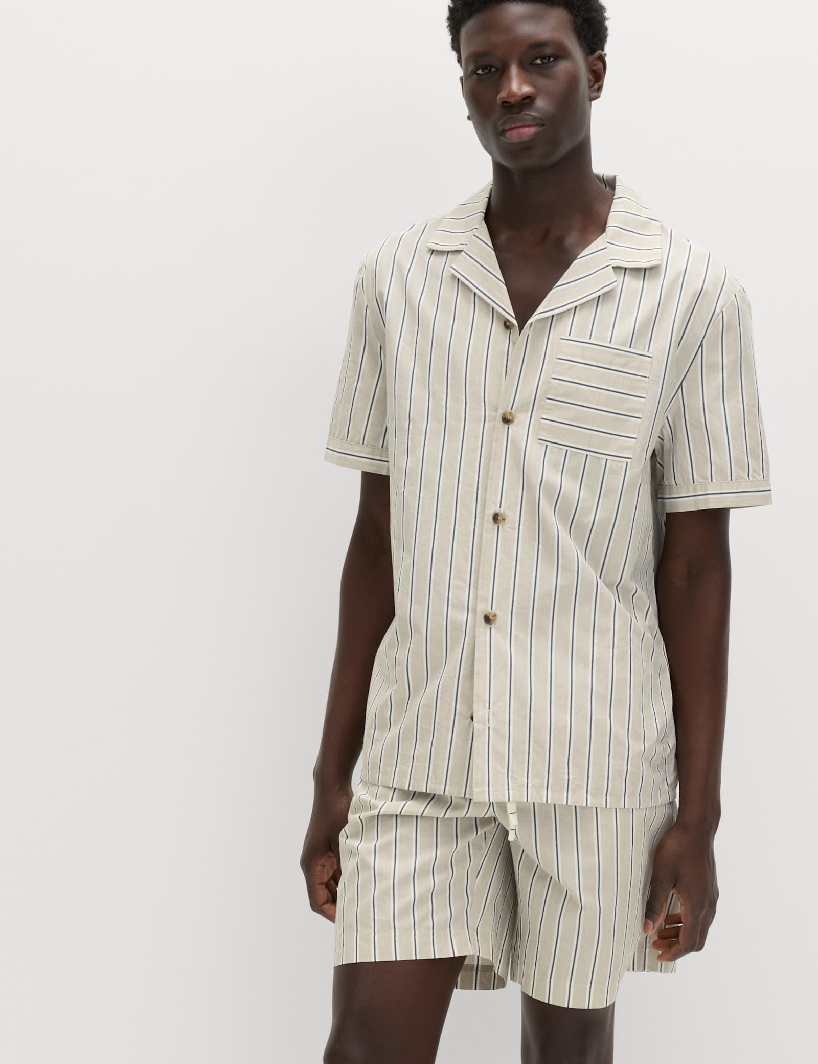 Pure Cotton Striped Pyjama Top - image 5