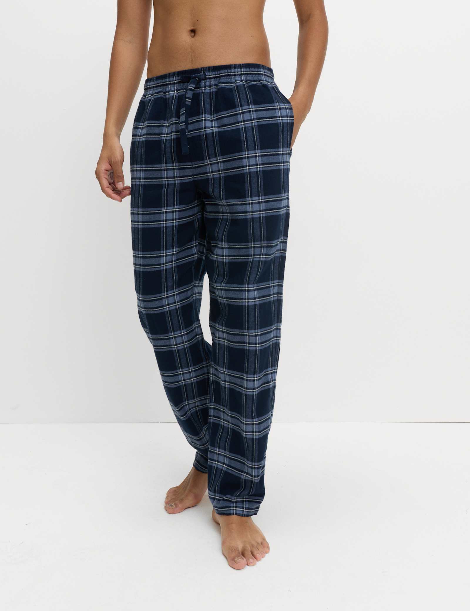 2 Pack Brushed Cotton Pyjama Bottoms - image 4
