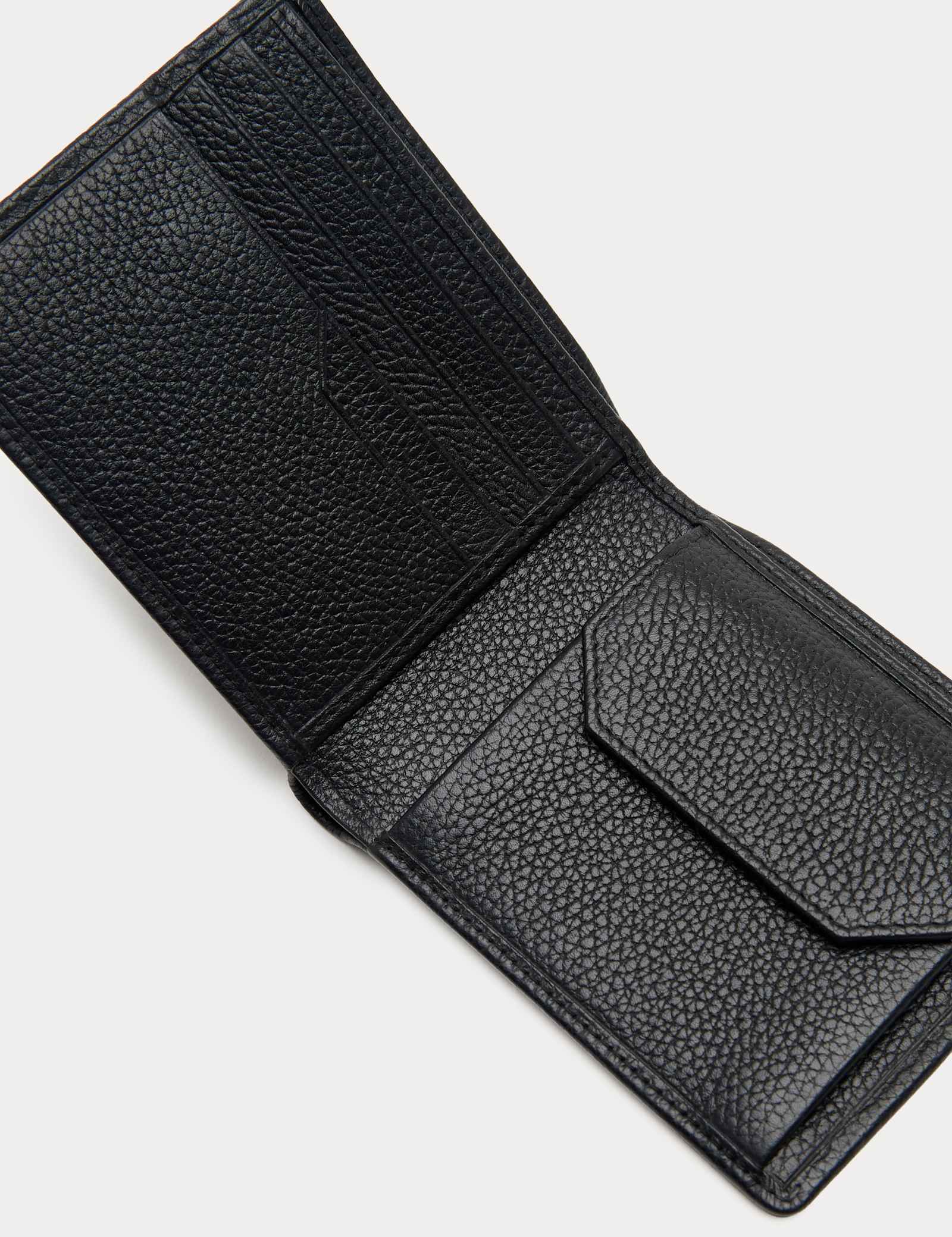 Leather Textured Wallet & Keyring Gift Set - image 3