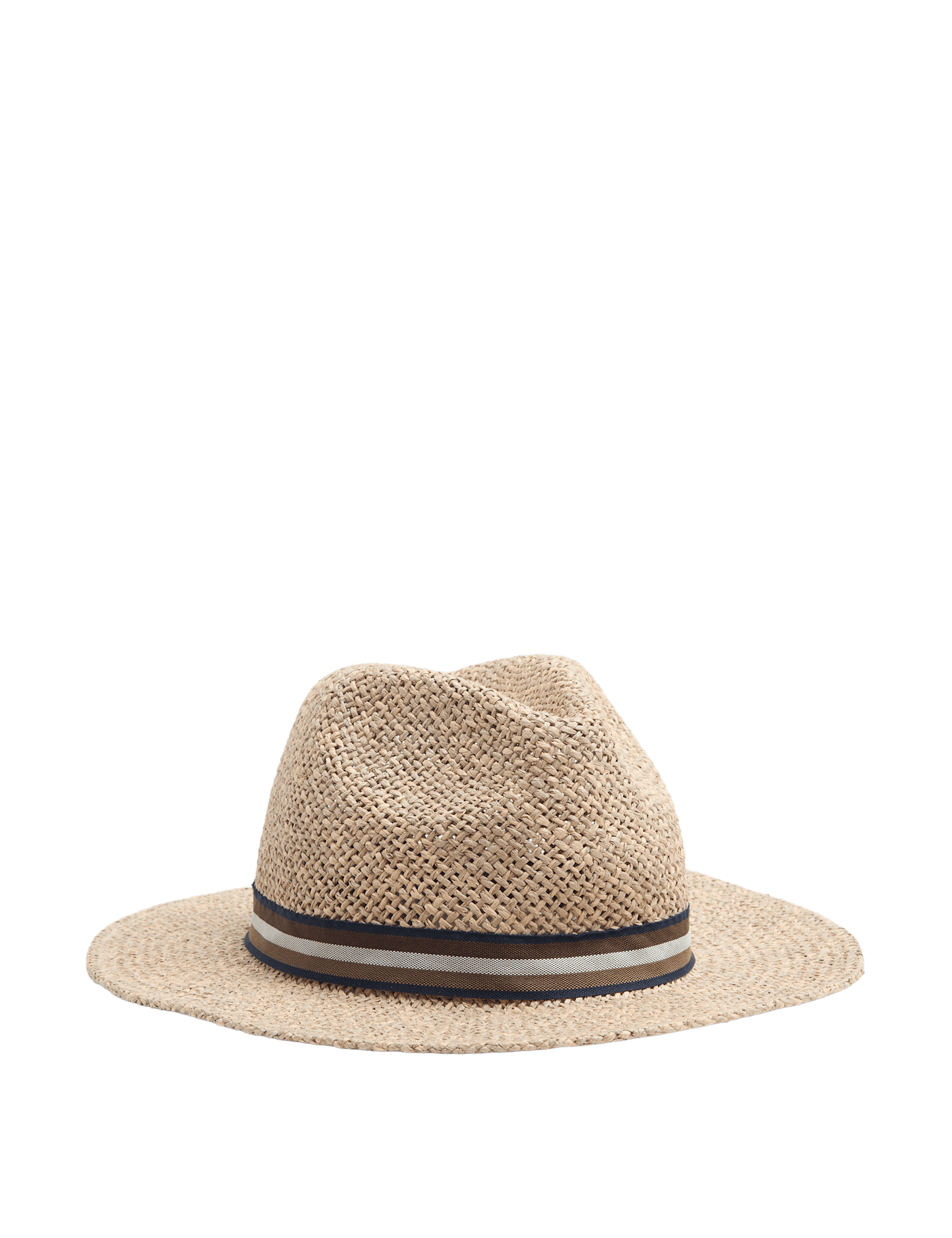 Striped Band Broad Brim Hat - image 2