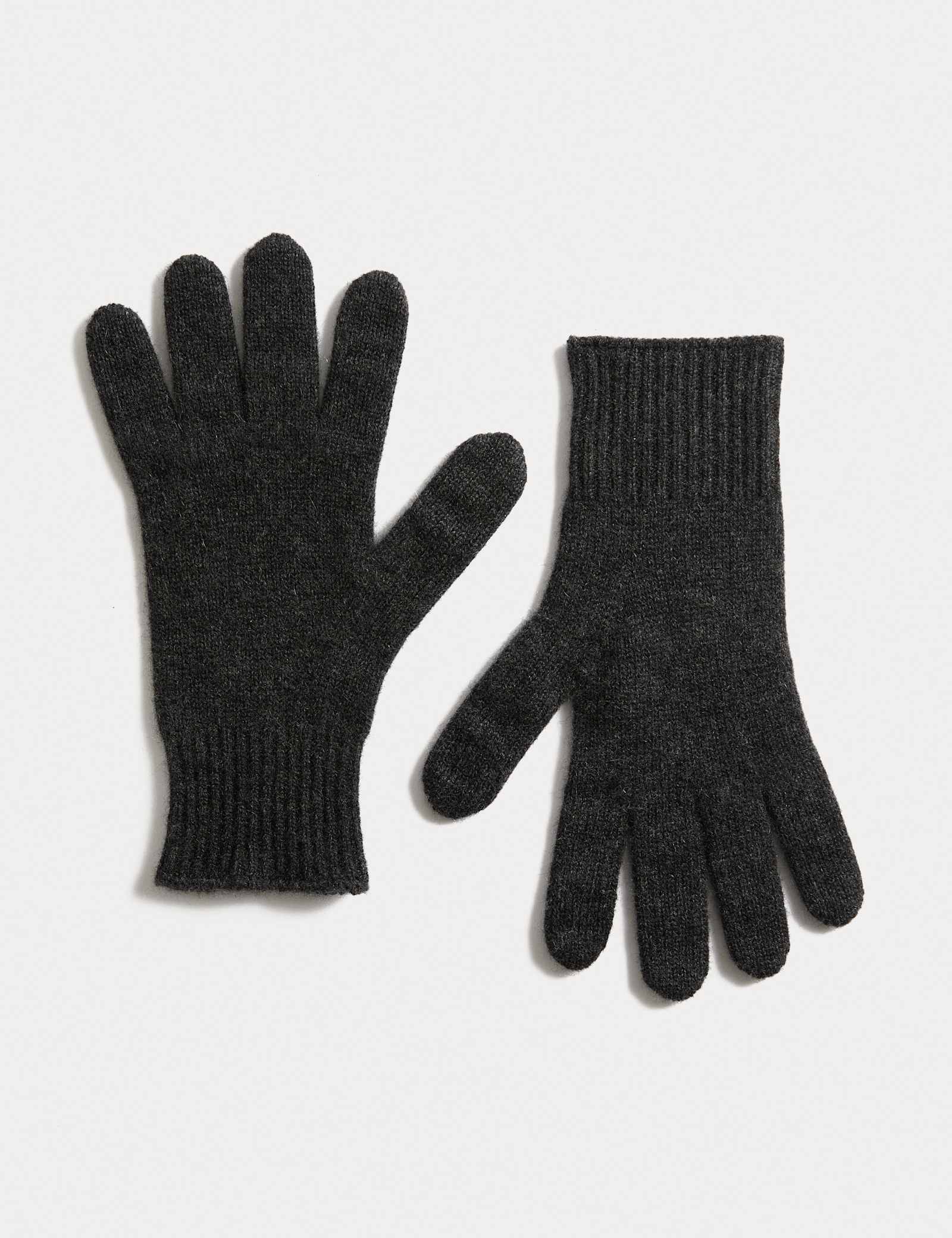 Pure Cashmere Knitted Gloves - image 2