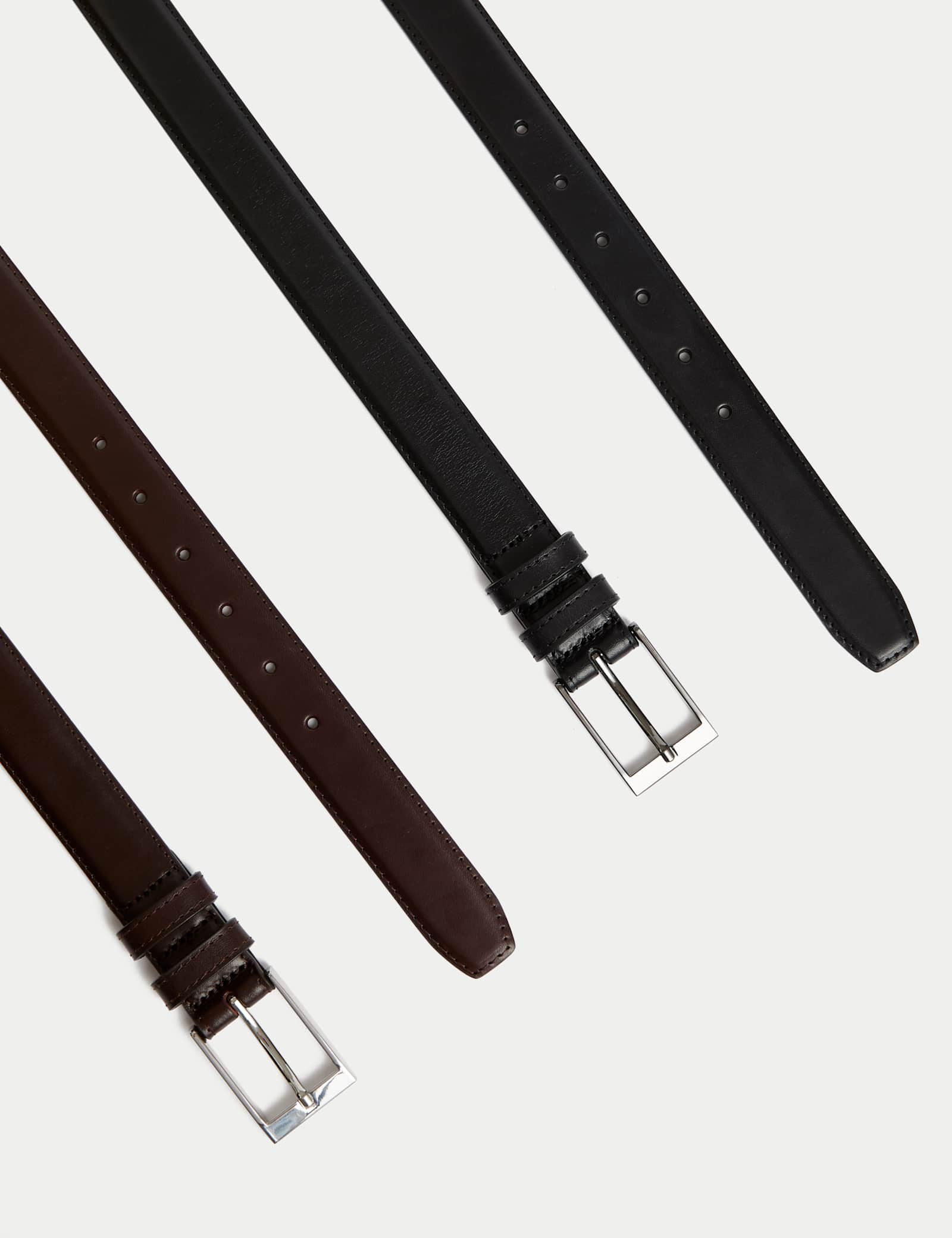 2 Pack Stitch Detail Belts - image 2