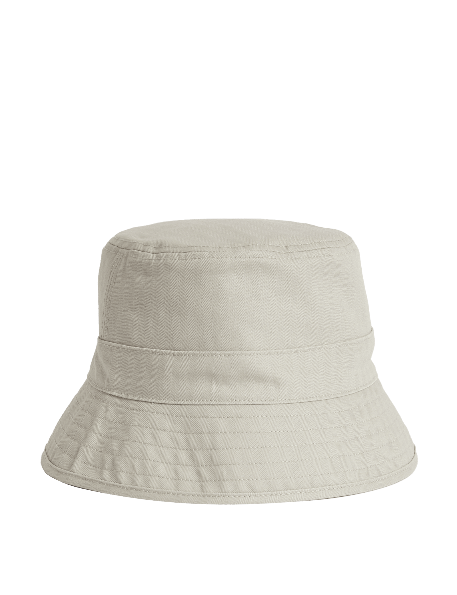 Pure Cotton Herringbone Bucket Hat - image 5