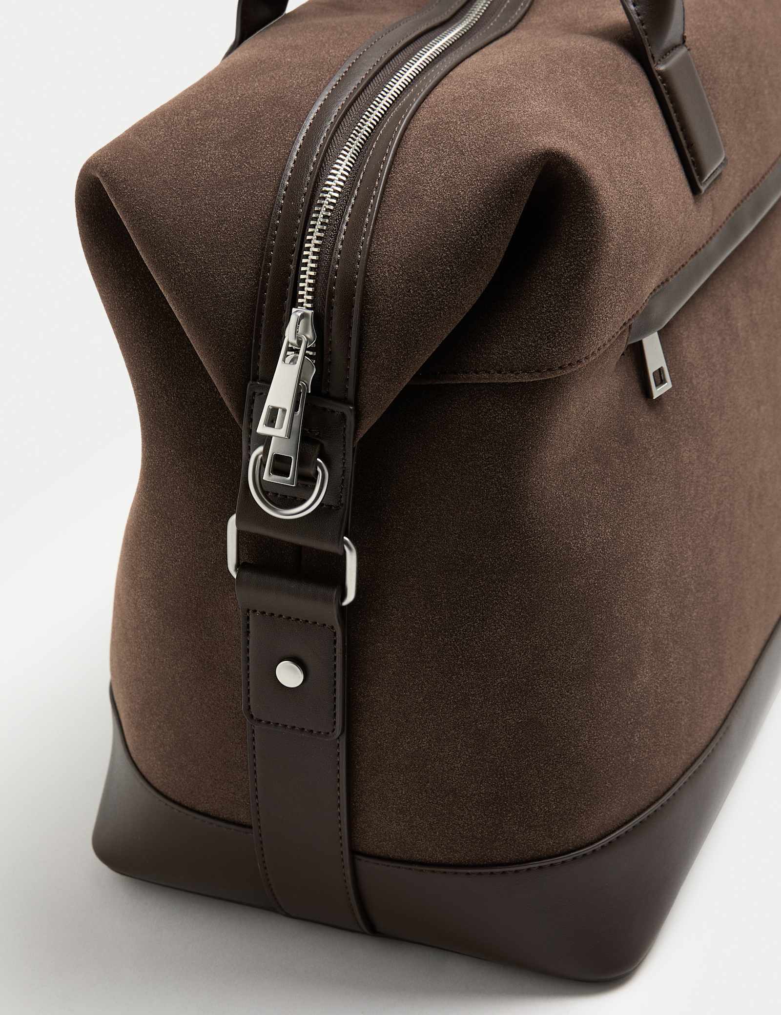 Faux Suede Weekend Bag - image 3