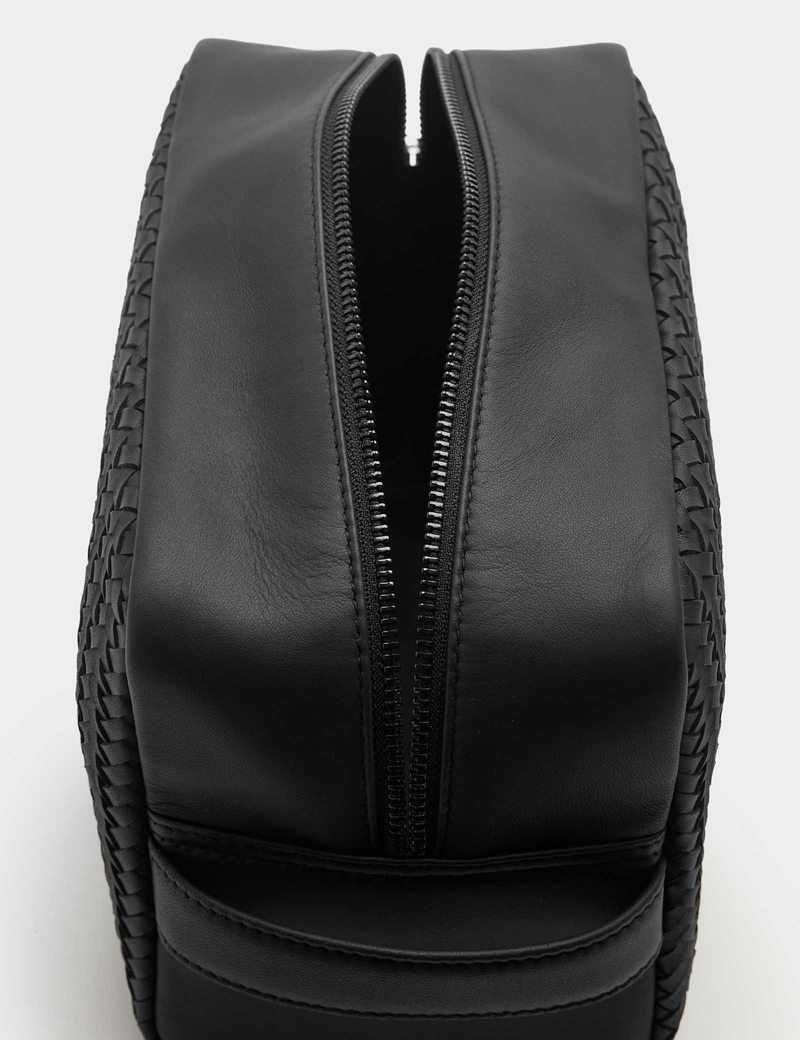 Braided Leather Washbag - image 4