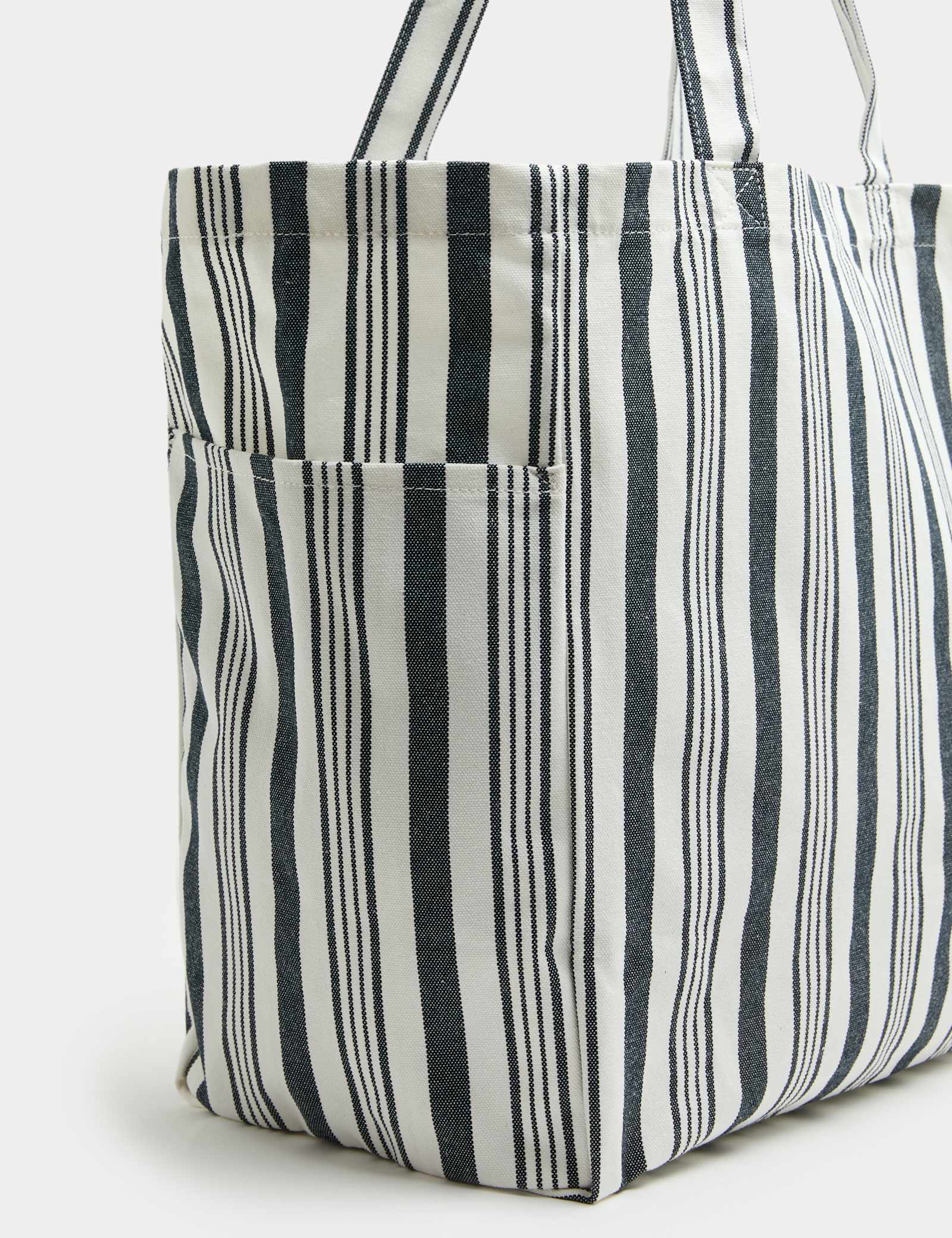 Canvas Striped Shopper - image 2