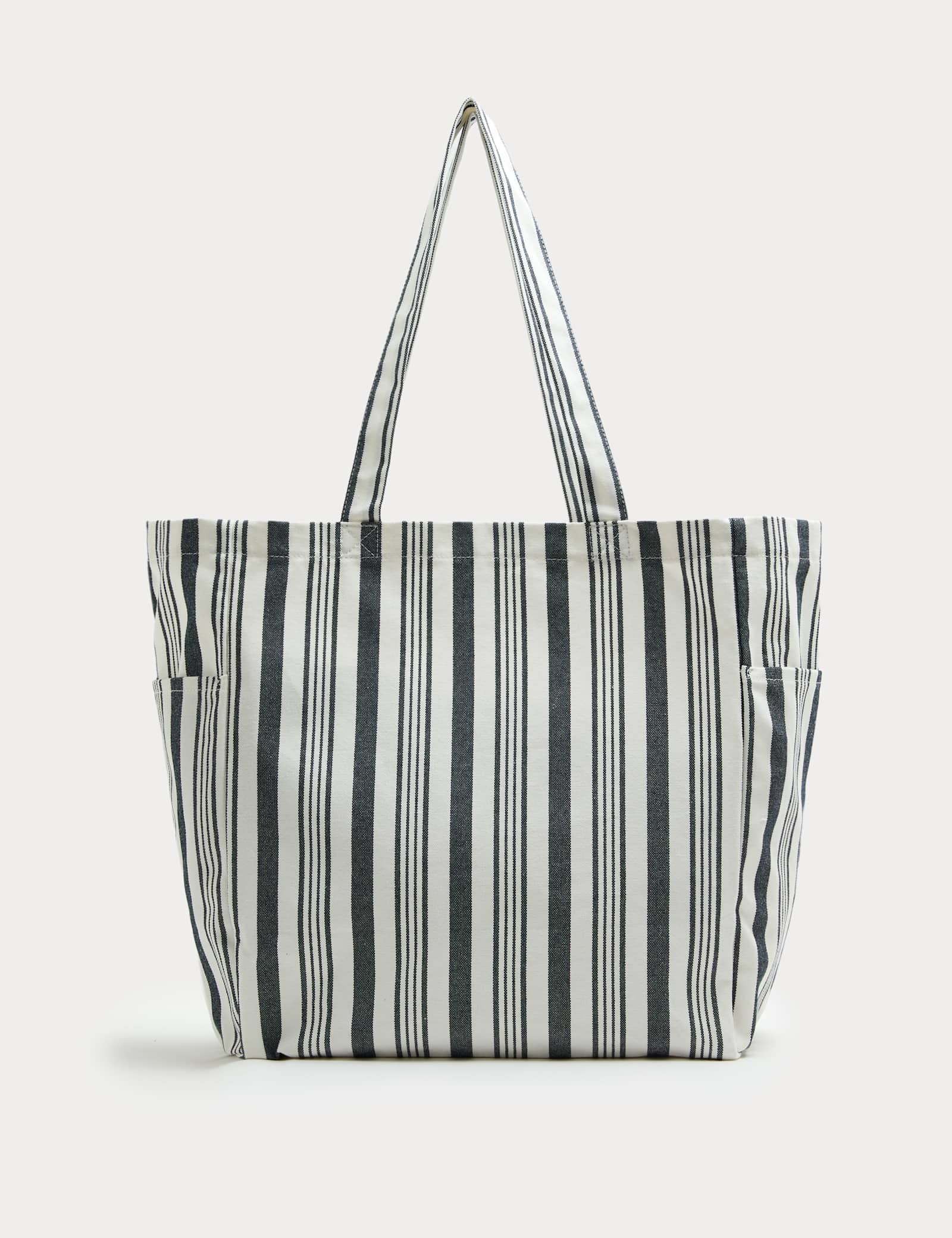 Canvas Striped Shopper - image 1