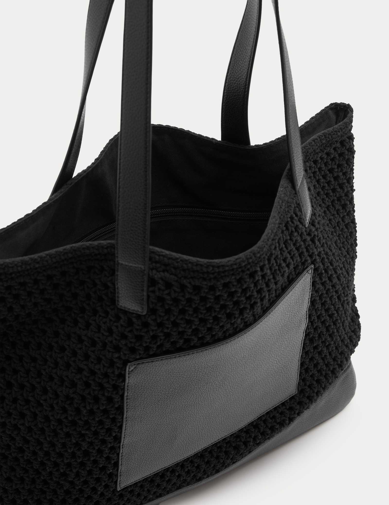 Pure Cotton Crochet Style Tote Bag - image 3