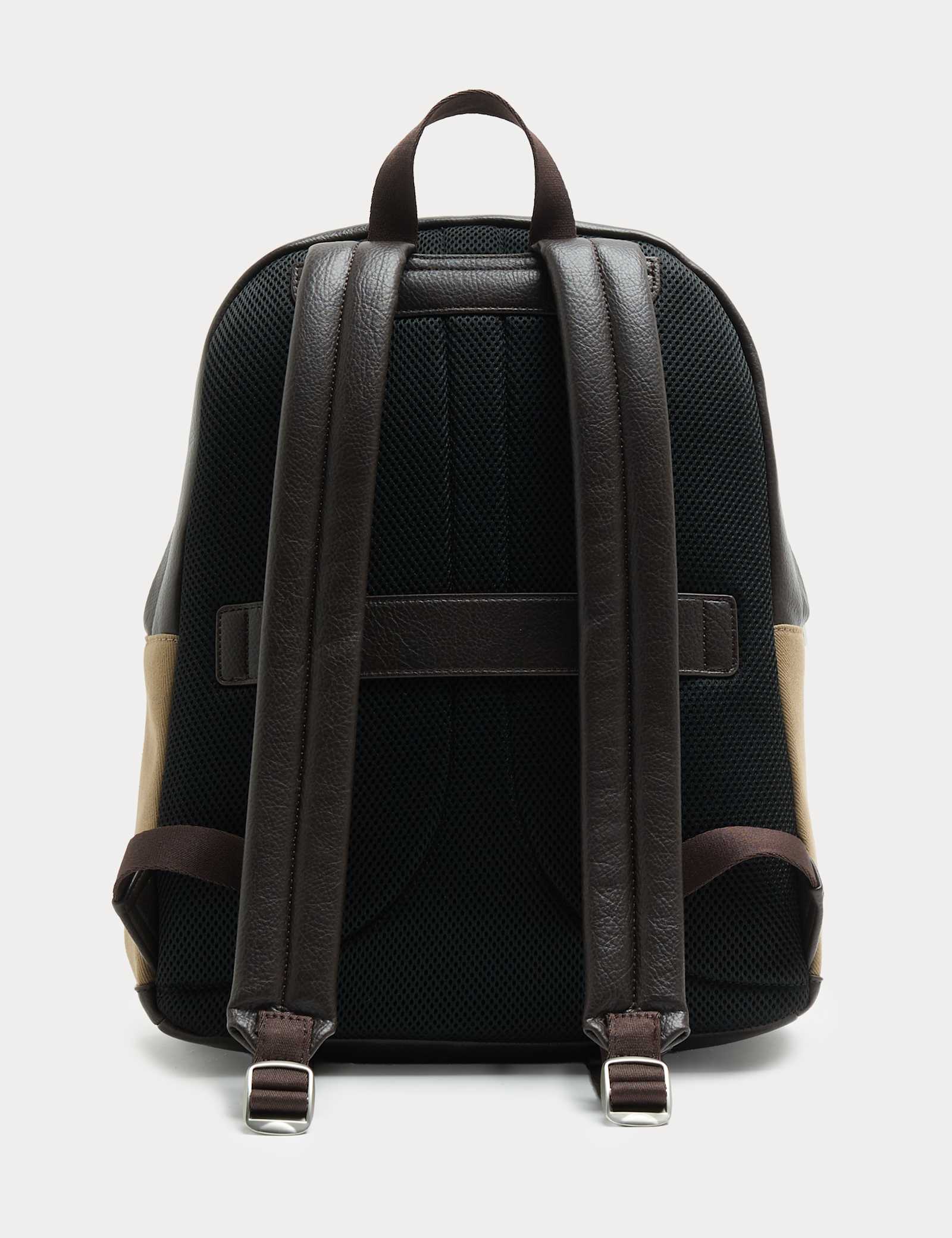 Textured Twill Mix Backpack - image 1
