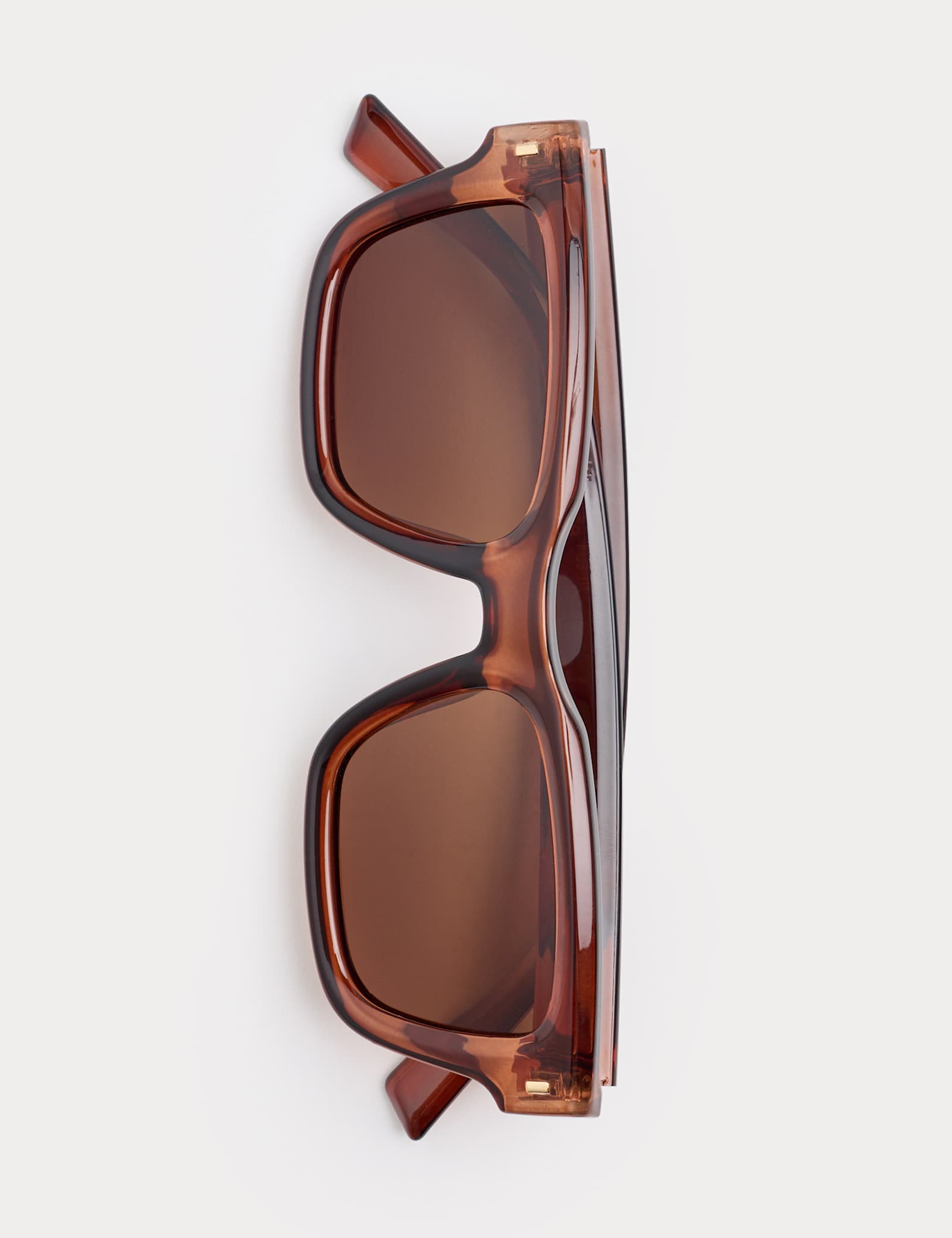 Chunky D-Frame Polarised Sunglasses - image 2