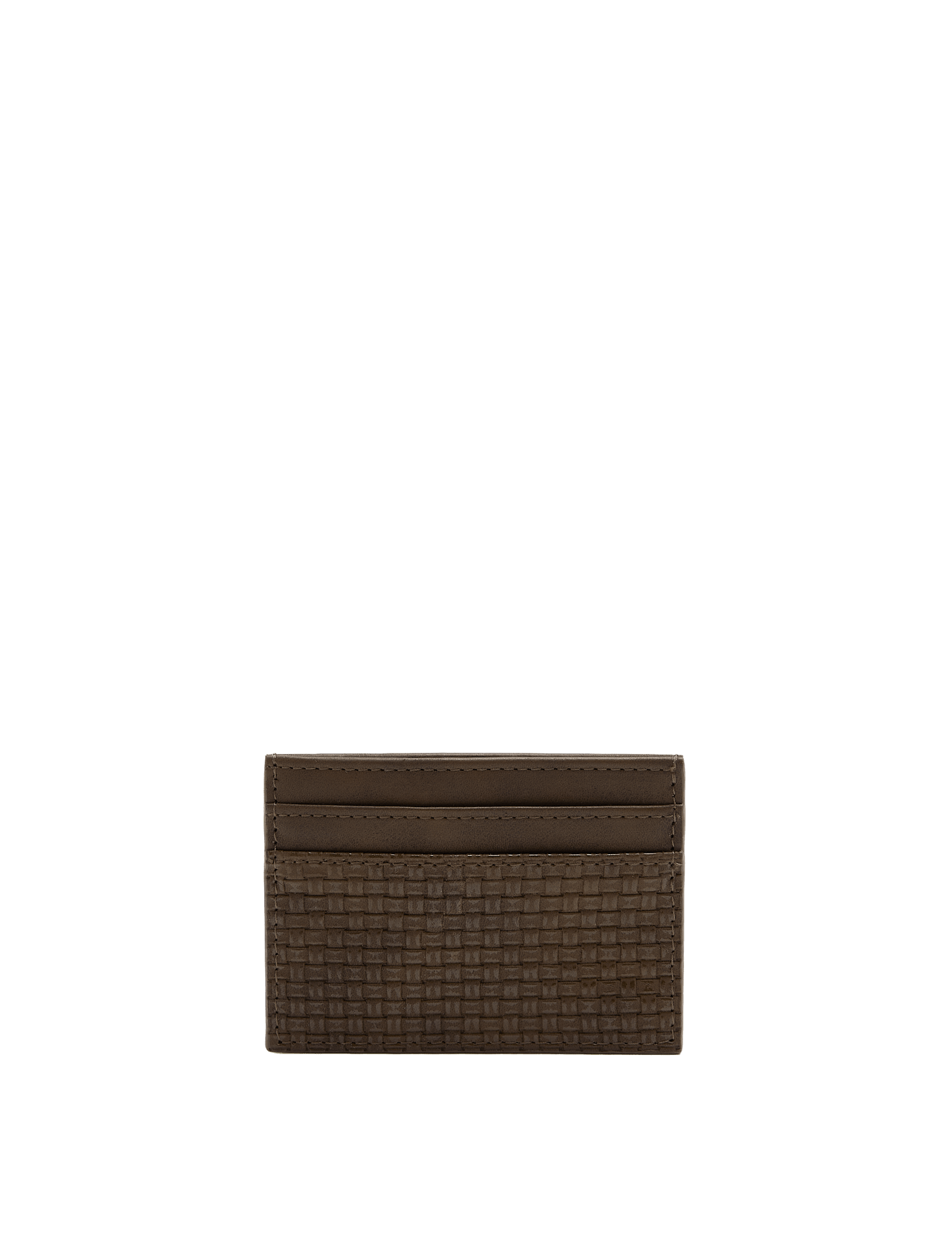 Textured Faux Leather Card Holder - image 5