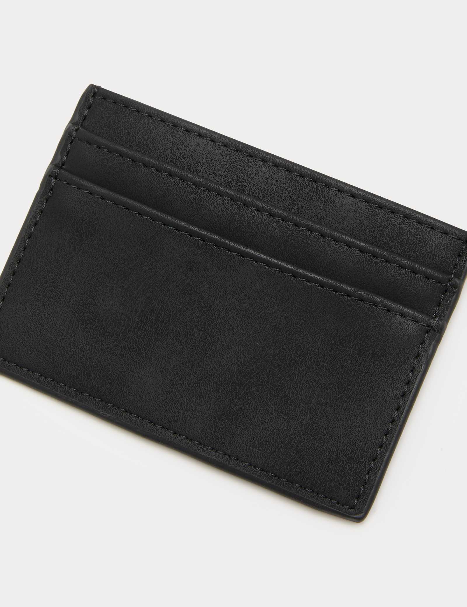 Textured Faux Leather Card Holder - image 4
