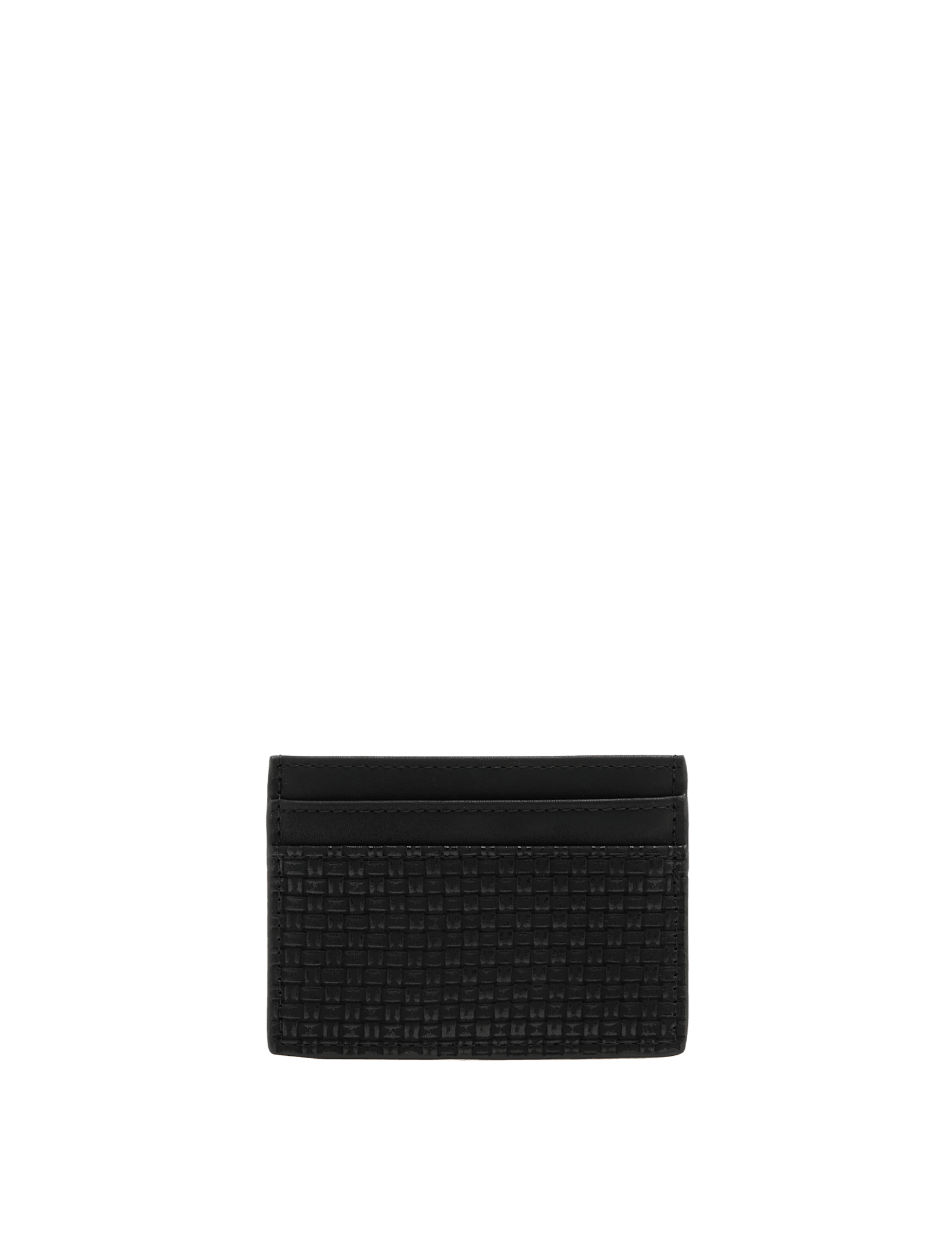 Textured Faux Leather Card Holder - image 3