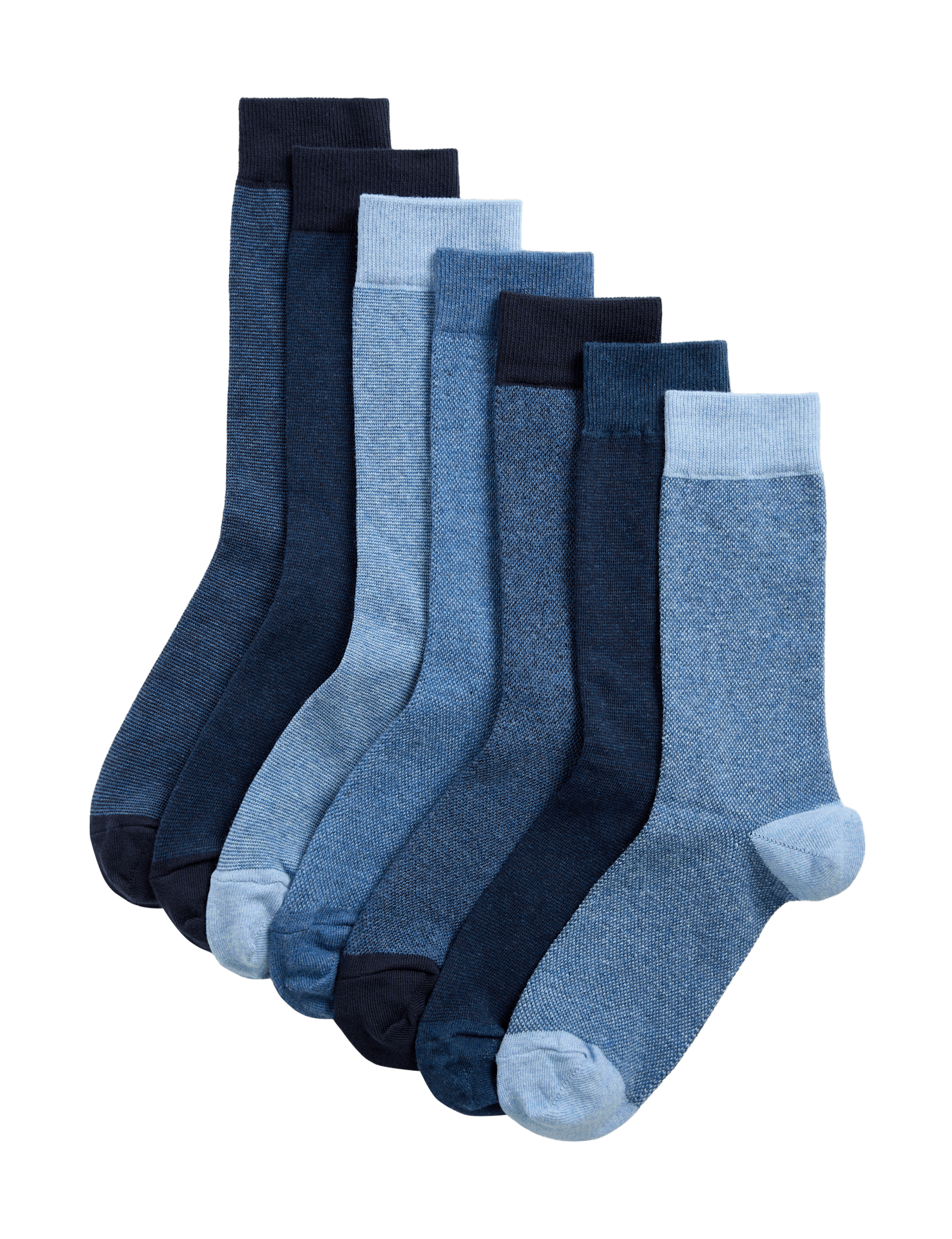 7 Pack Cool & Fresh Cotton Rich Socks - image 4
