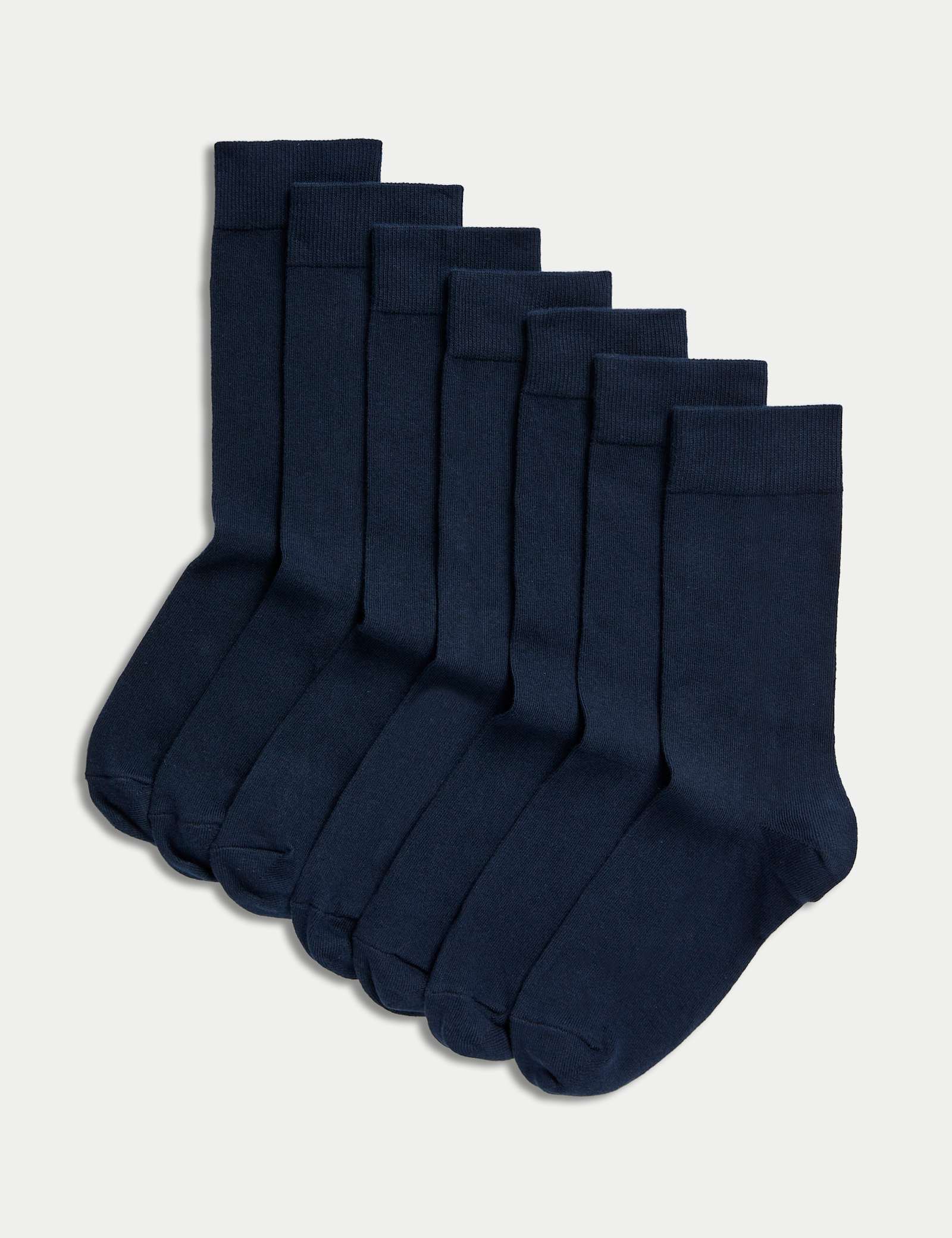 7 Pack Cool & Fresh Cotton Rich Socks - image 2