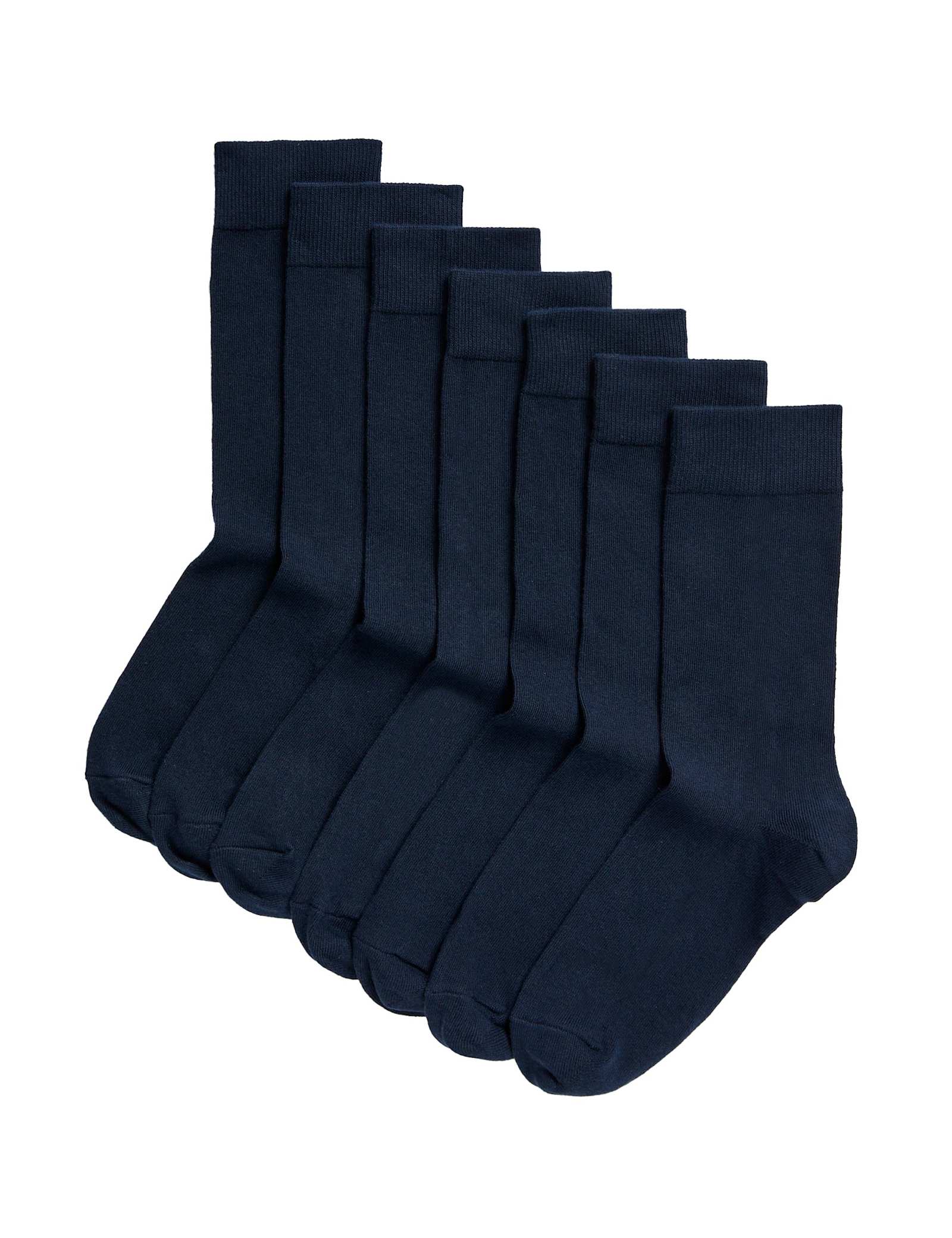 7 Pack Cool & Fresh Cotton Rich Socks - image 5