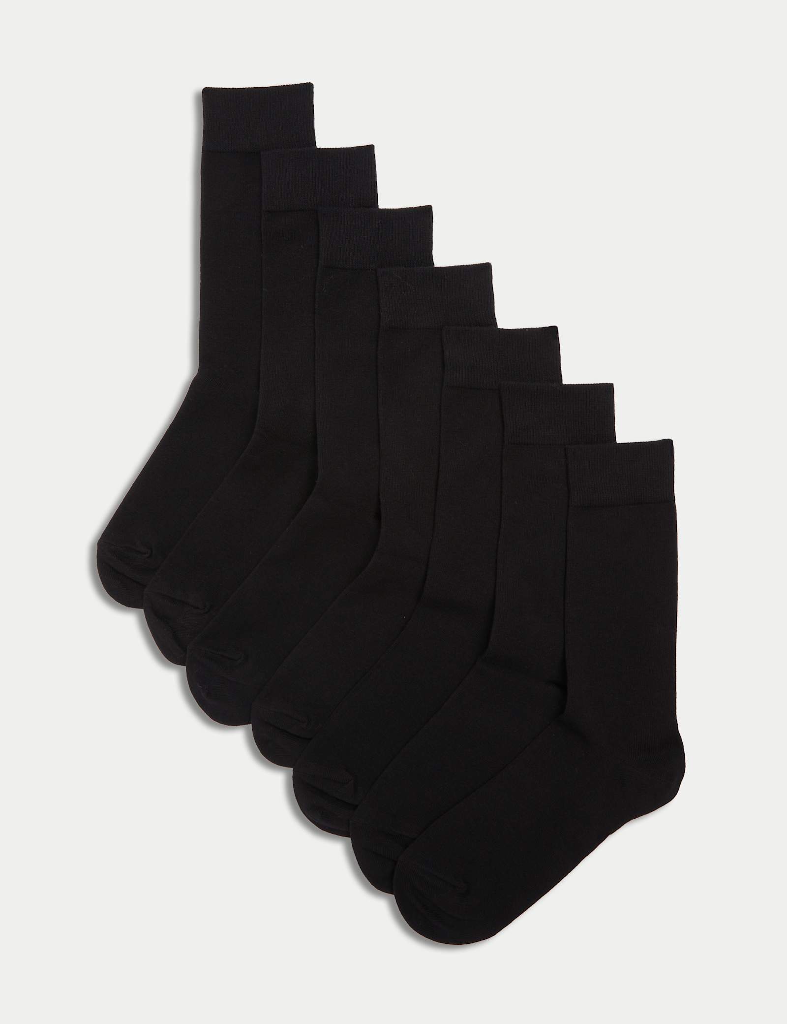 7 Pack Cool & Fresh Cotton Rich Socks - image 1