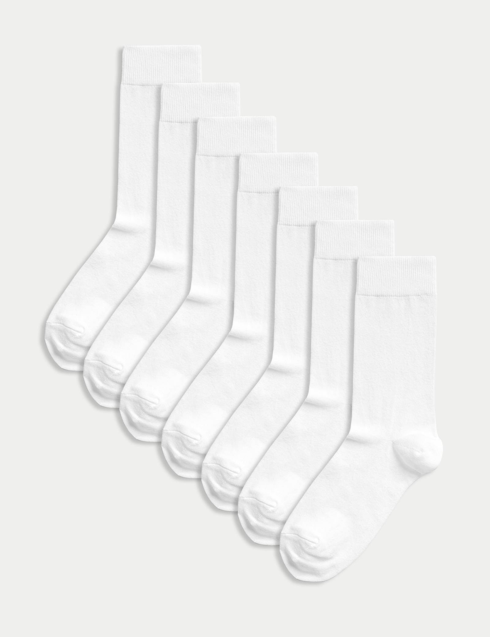 7 Pack Cool & Fresh Cotton Rich Socks - image 4