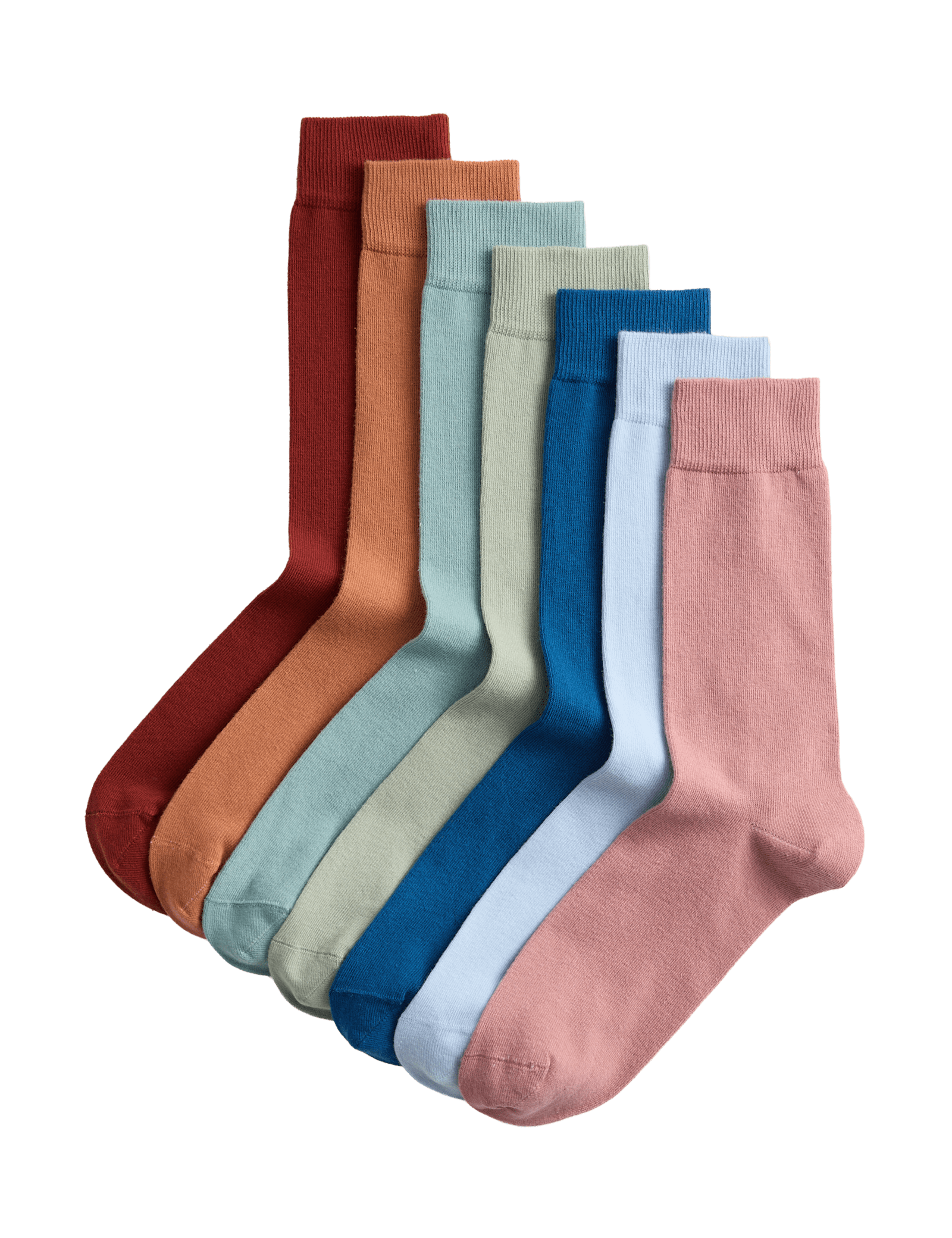 7 Pack Cool & Fresh Cotton Rich Socks - image 2