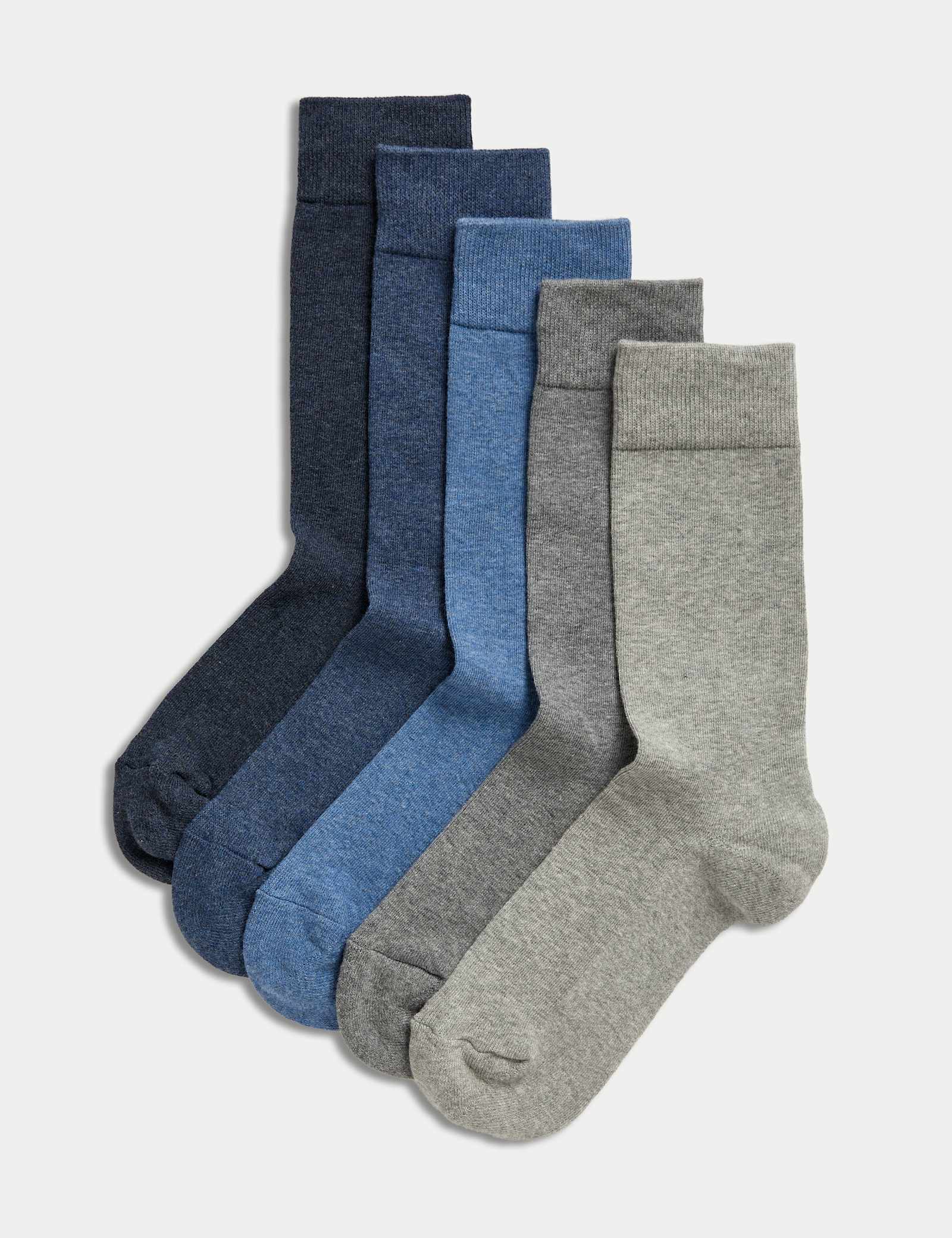 5 Pack Cool & Fresh Cushioned Socks - image 2