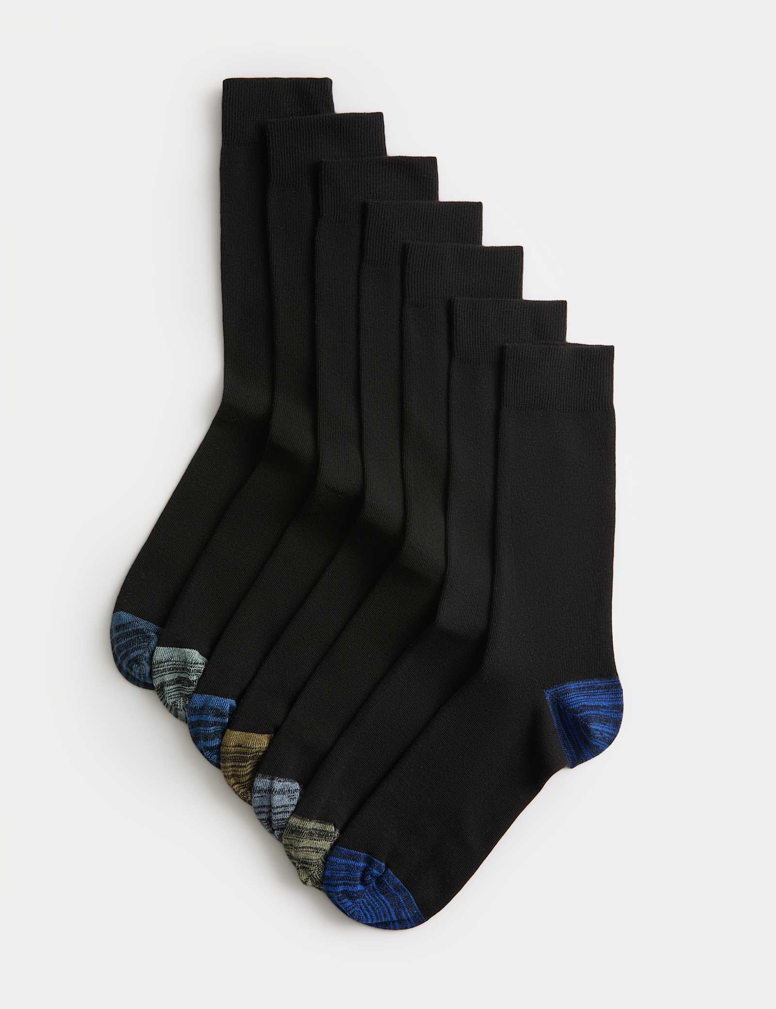 7 Pack Cool & Fresh Cotton Rich Socks - image 2