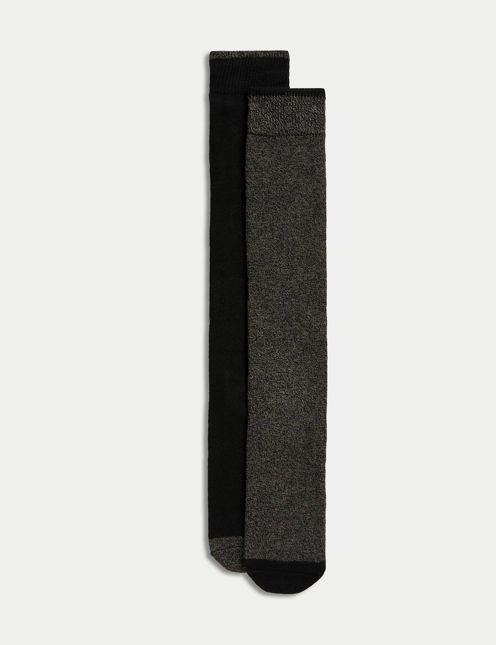 2 Pack Heatgen Maximum Warmth Longer Length Thermal Socks - image 1