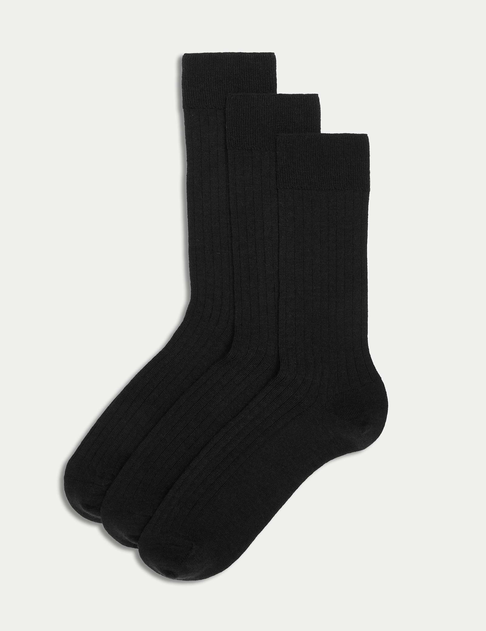 3 Pack Lambswool Rich Socks - image 3