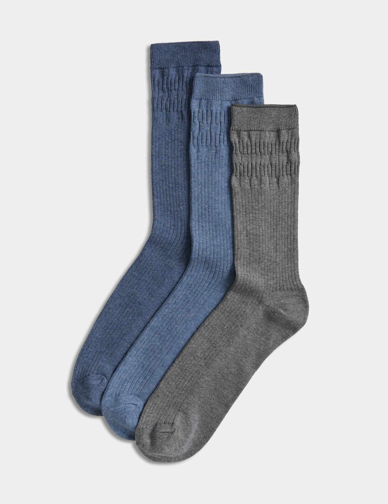 3 Pack Gentle Grip Cool & Fresh Socks - image 4
