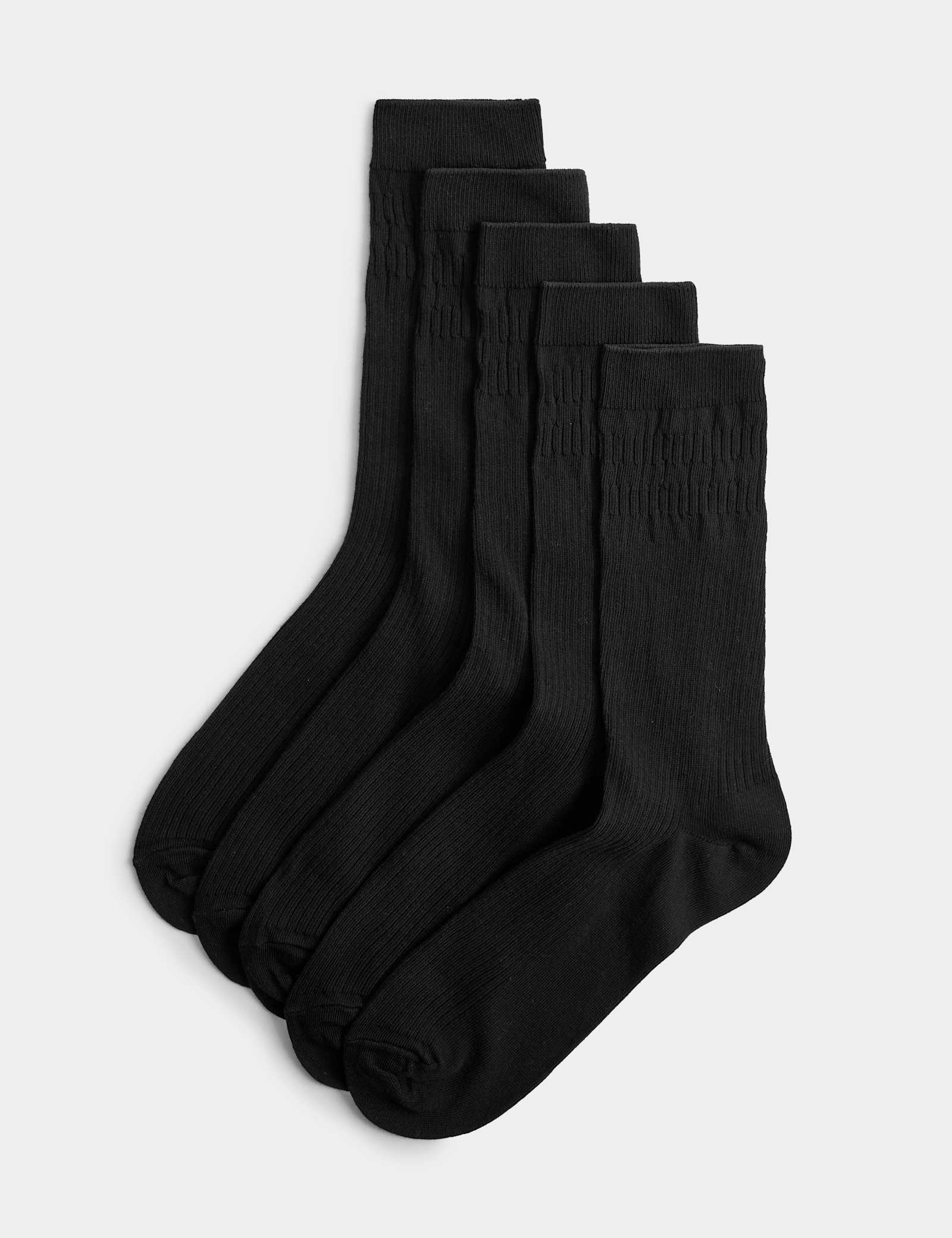 5 Pack Cotton Rich Gentle Grip Socks - image 1
